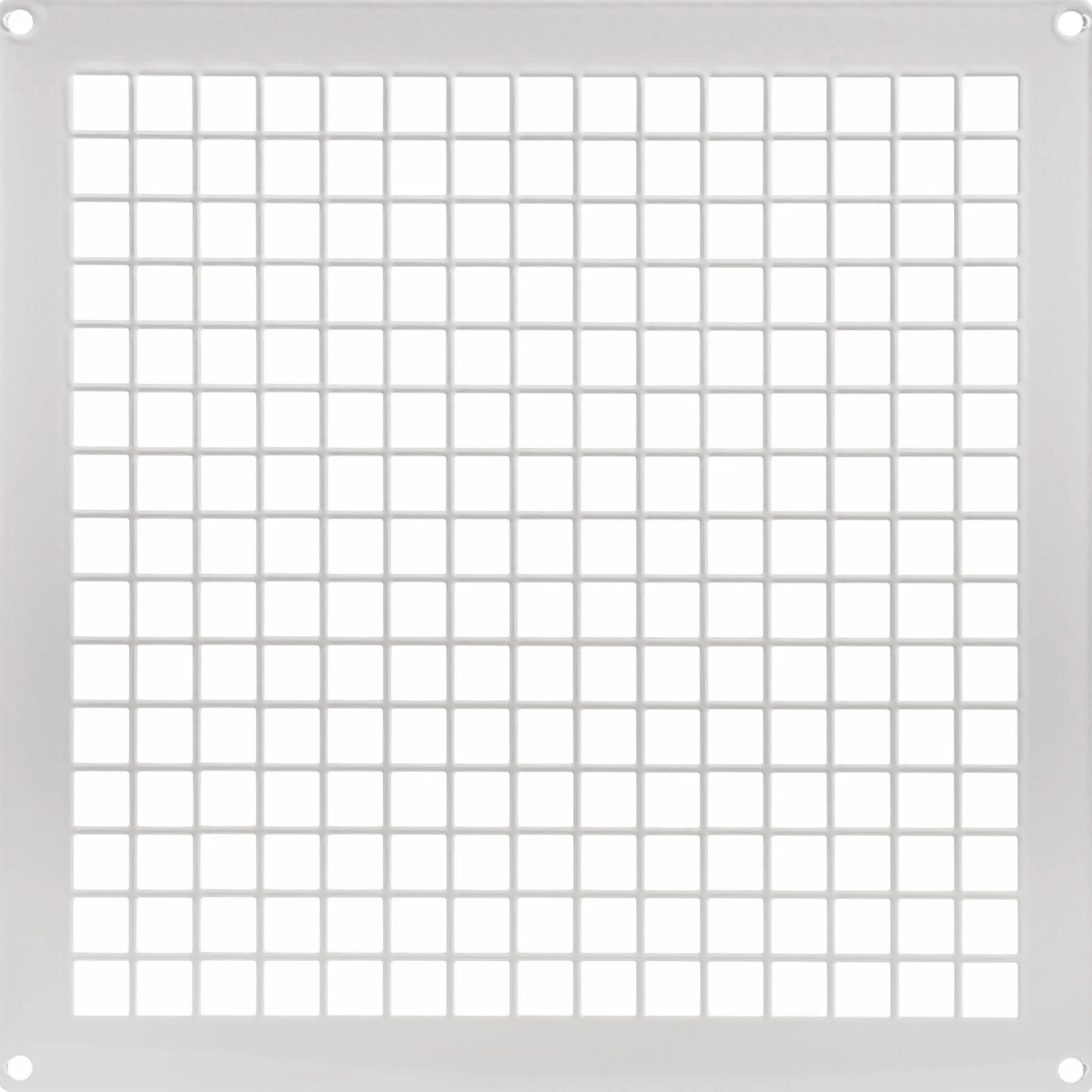 Repa Market 200 x 200 mm / 8" x 8" calowy Biała ocynkowana stal prostokątna Kratka wentylacyjna do przestrzeni pełzających - Ochrona wentylacji wejścia i wyjścia - Uniwersalna metalowa siatka do