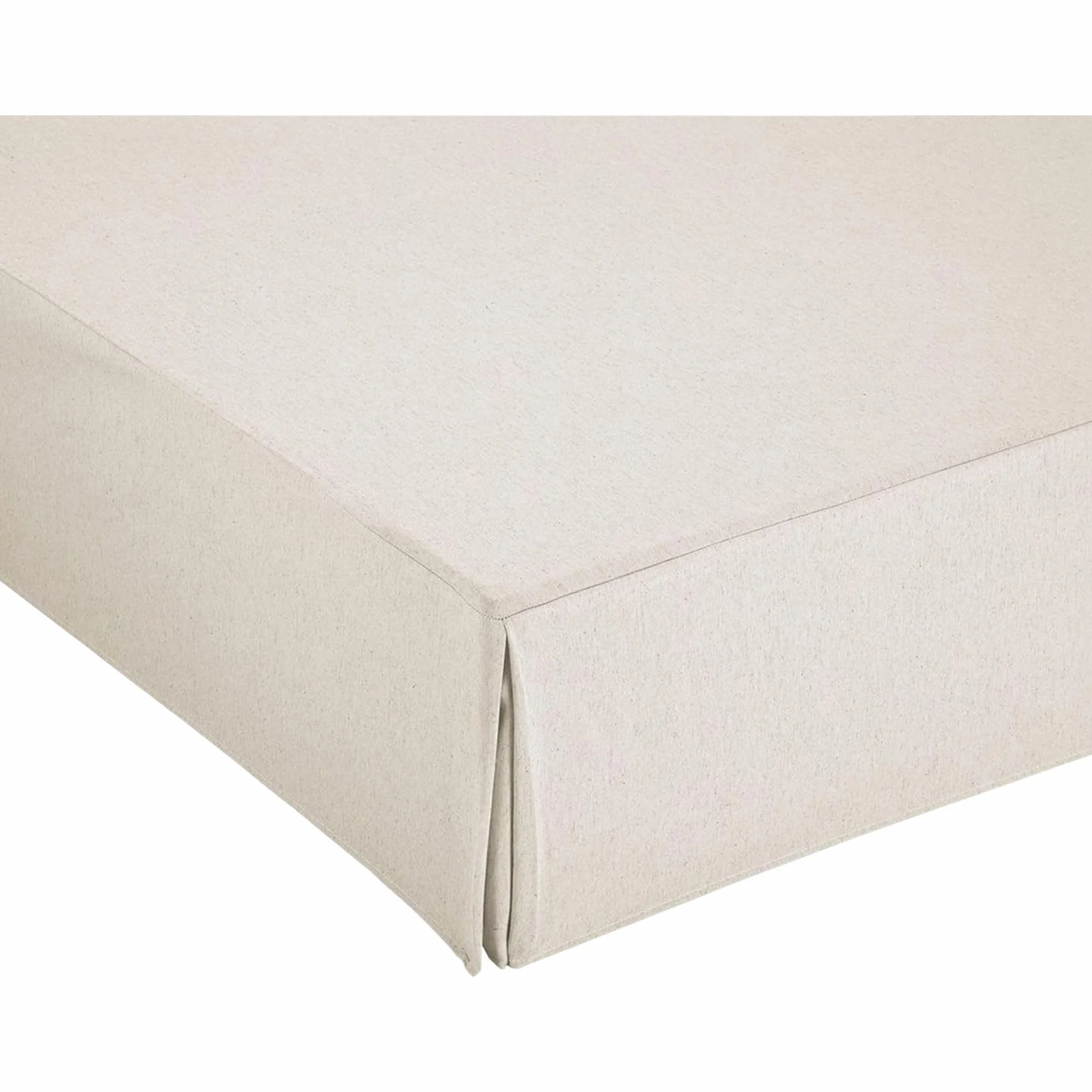 ECOMMERC3 | Pokrywa łóżka Canape 90 Faldon Rozmiar łóżka 90 x 190/200 cm - Kość słoniowa Pokrywa Canape Antypoślizgowe i oddychające dopasowanie 100% Made in Spain
