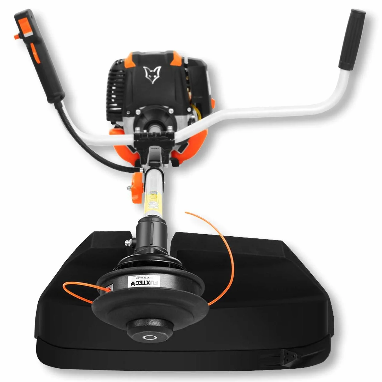 Podkaszarka Spalinowa FUXTEC FX-4MS142-4-Suwowa, Silnik 42,5 cm3, 1,7 KM, Podwójna Glowica, Profesjonalny Pasek, Easy Starter, Beznarzedziowy Dostep