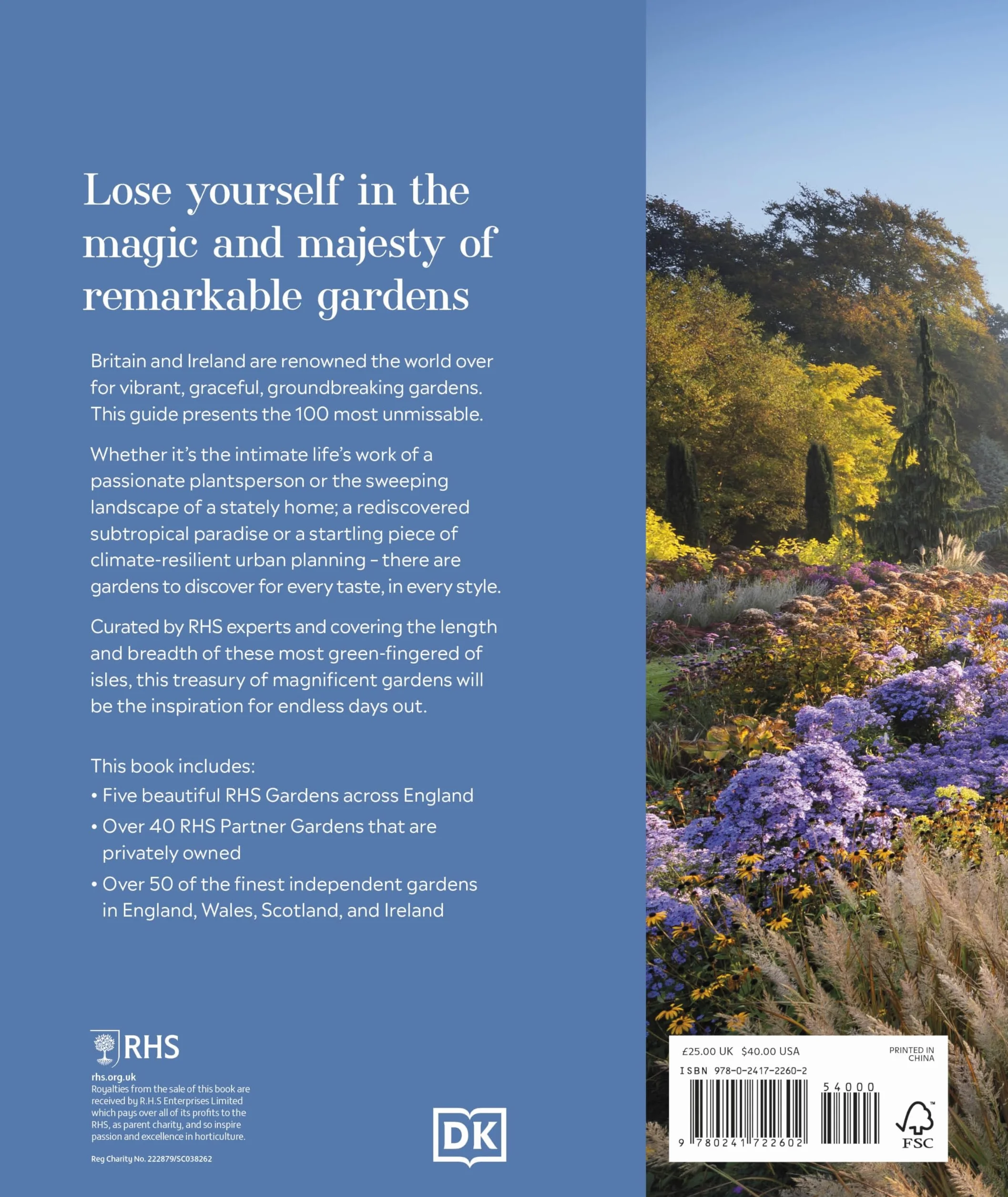 Rhs Gardens of Great Britain and Ireland: Your Guide to 100 of the Most Beautiful Gardens