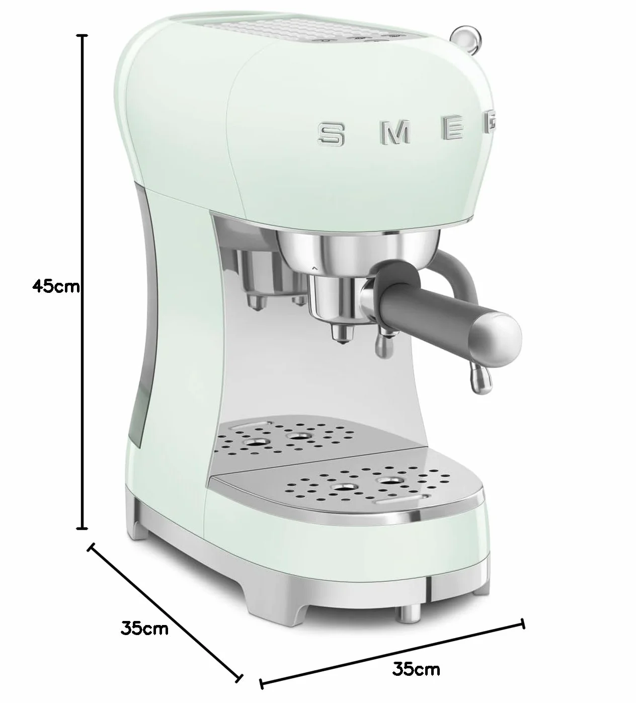 Smeg Ekspres do kawy ECF02PBEU 1350 W 1 l