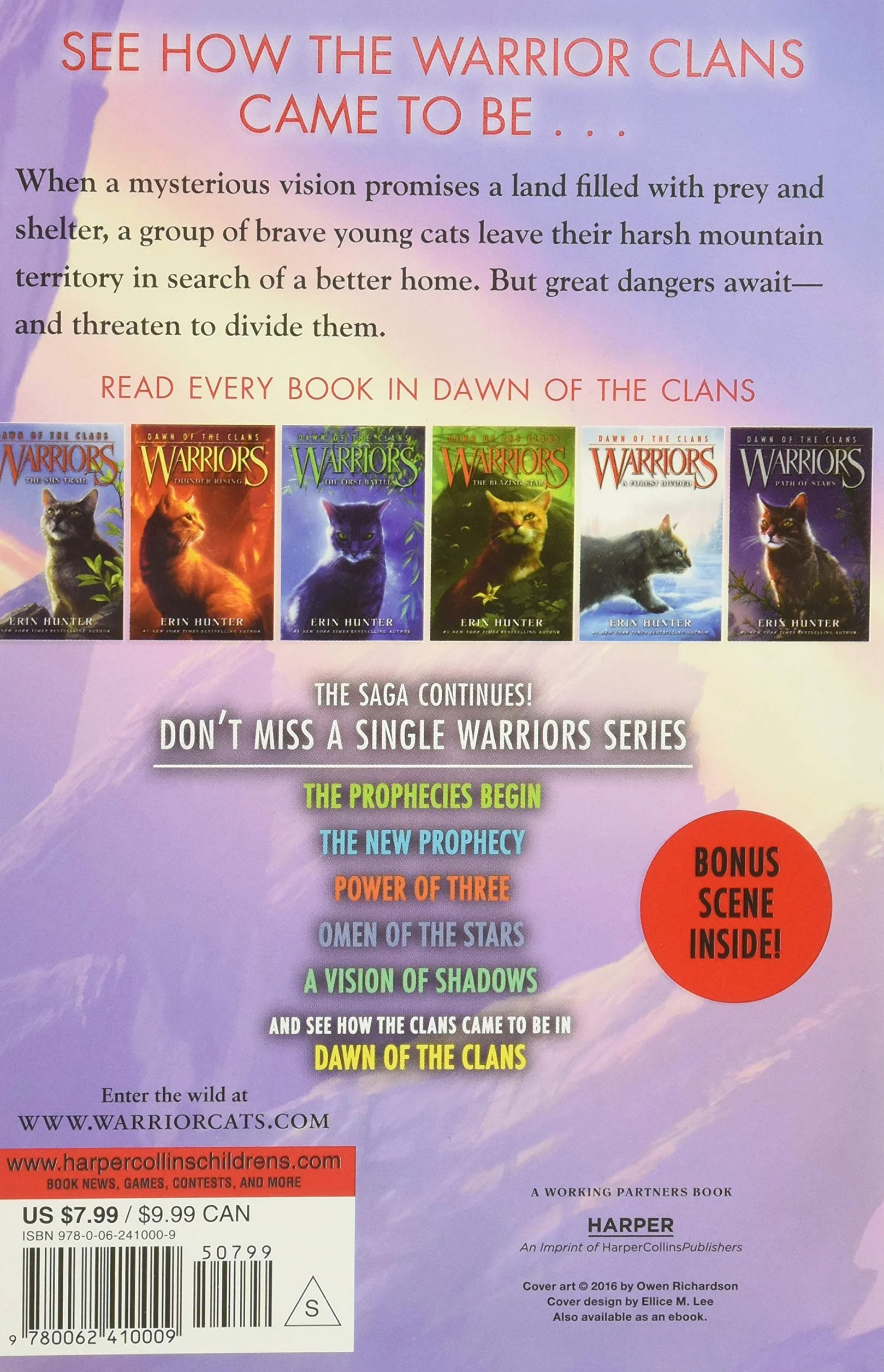 Warriors: Dawn of the Clans Set: The Sun Trail / Thunder Rising / the First Battle / the Blazing Star / a Forest Divided / Path of Stars