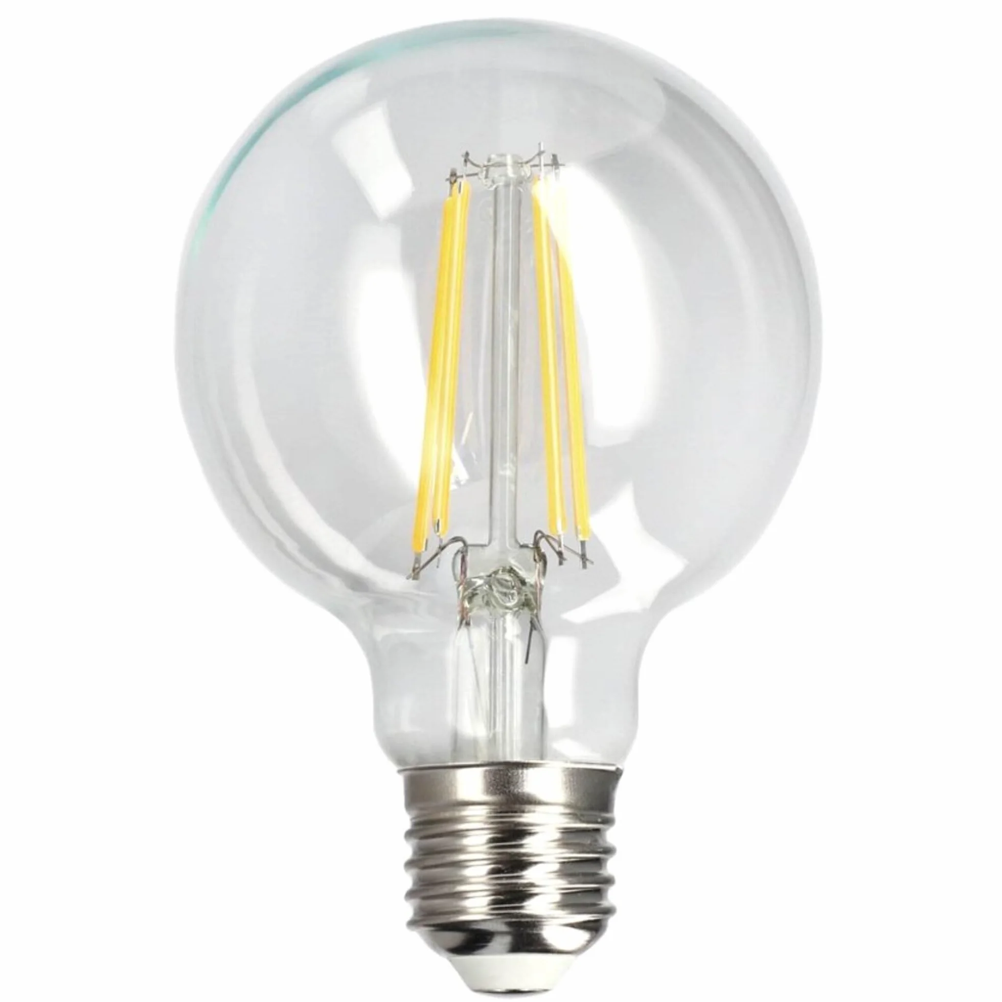 EDO Dekoracyjna Żarówka Vintage LED DARI E27 Filament 7W Ciepła Biel 3000K 806lm CLEAR G80 Oświetlenie Dekoracyjne do Lamp, Kinkietów