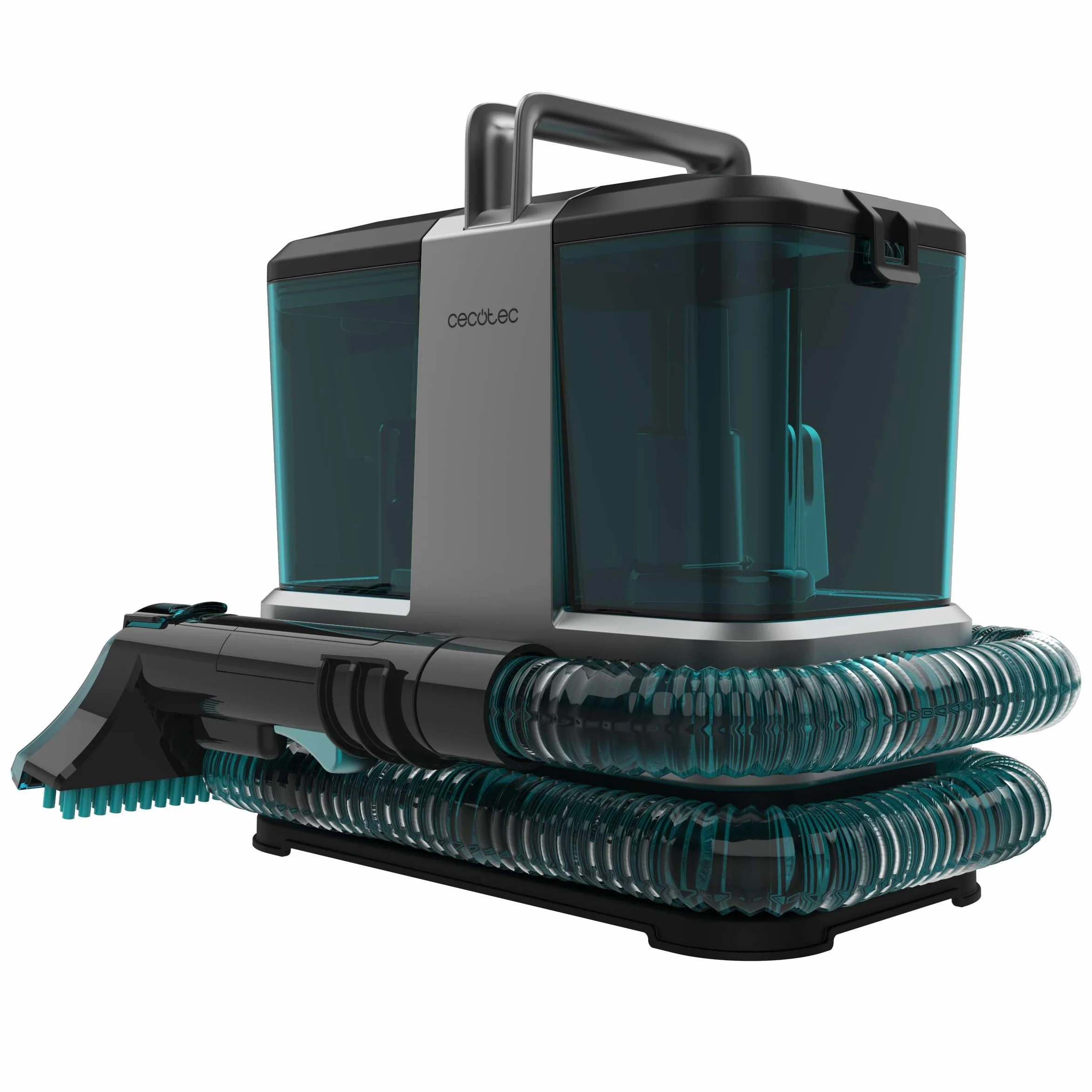 Cecotec Conga 2000 Carpet&Spot Clean Compact środek do czyszczenia dywanów i odkurzacz. Moc 330 W, kompaktowa konstrukcja, 2 zbiorniki o pojemności 800 ml i 500 ml, dysza natryskowa
