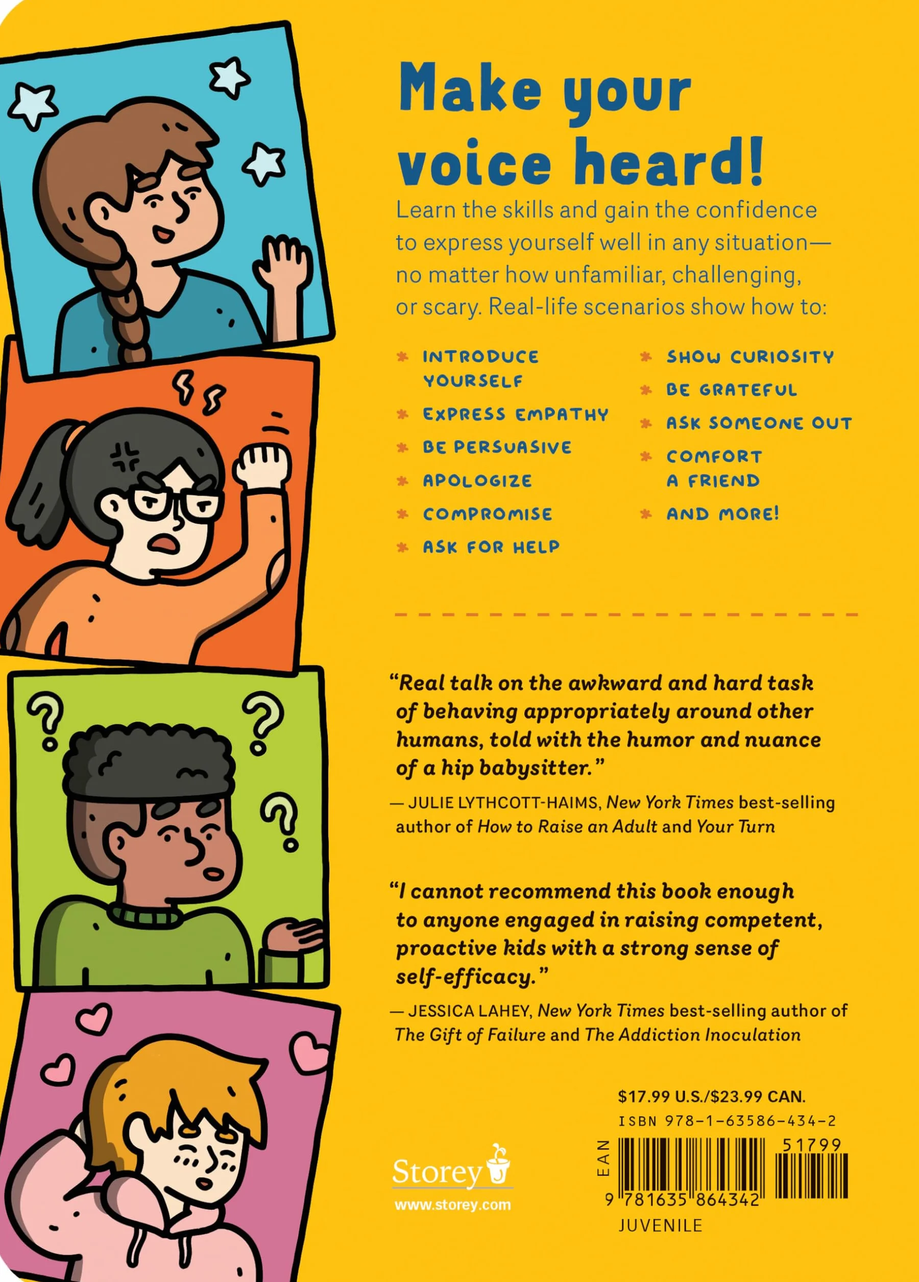 What Can I Say?: A Kid's Guide to Super-Useful Social Skills to Help You Get Along and Express Yourself; Speak Up, Speak Out, Talk about Hard Things, and Be a Good Friend