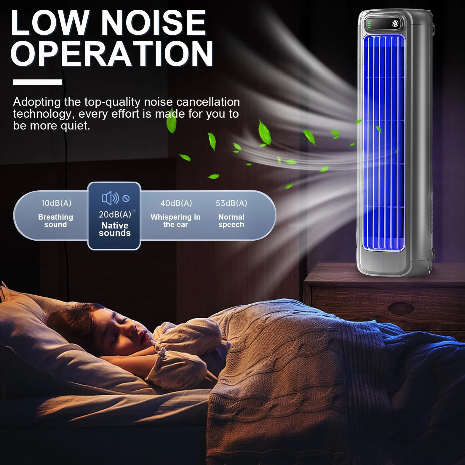 Outfany Cooling Ace, przenośny klimatyzator, wentylator chłodzący, cichy, z 3 prędkościami, ładowany, do biura, pokoju (kolor szary)
