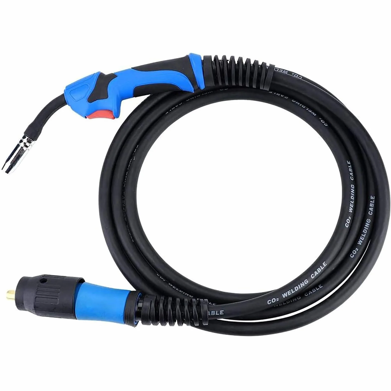 Estink MIG/MAG palnik spawalniczy, pakiet węży MB15 Welding Torch CO², gaz ochronny, palnik spawalniczy 3,8 m, z przyłączem centralnym Euro