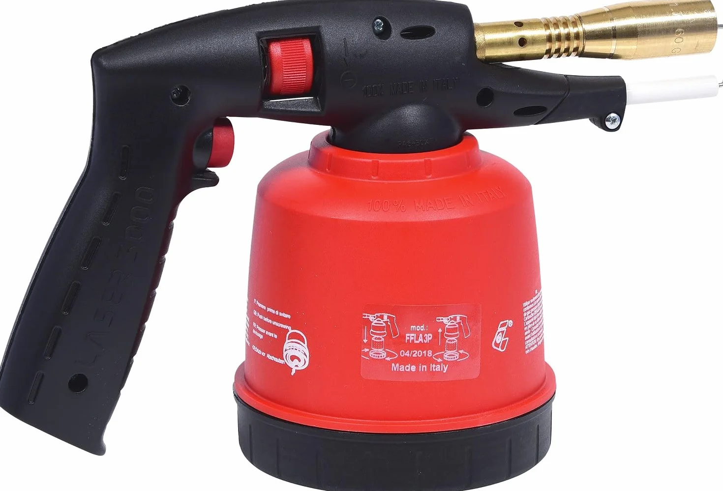 KS Tools 903.5902 Uniwersalne urzadzenie spawalniczez kartuszami z zaplonem piezo, czerwony