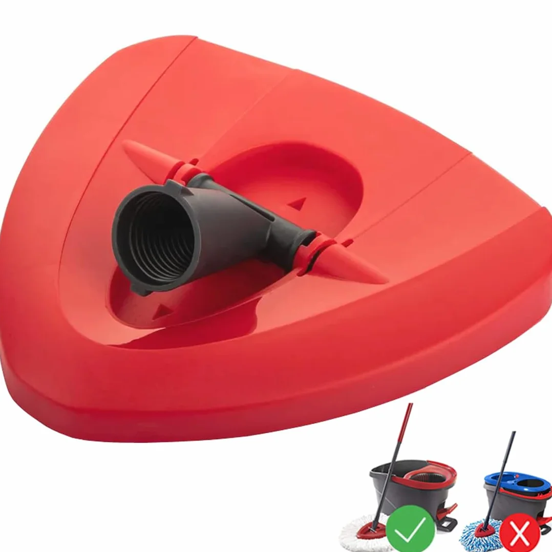 Wymienna podstawa głowicy mopa, obracana o 360°, trójkątna osłona głowicy, plastikowa obudowa kompatybilna z Vileda EasyWring 1-Tank System, akcesoria do mopa