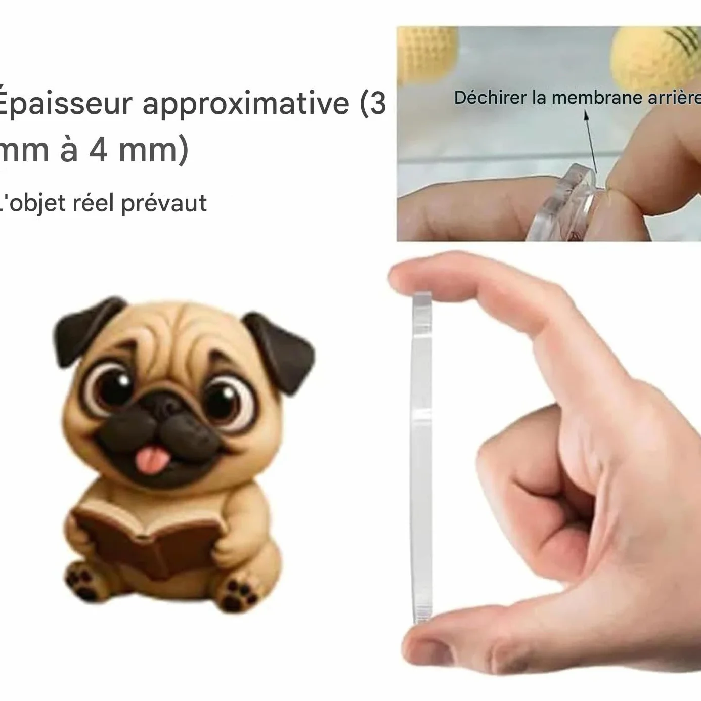 Kalendarz adwentowy 2D pug kalendarz adwentowy mops kalendarze płaskie wisiorki akrylowe 2d ozdoby choinkowe, prezenty świąteczne dla miłośników