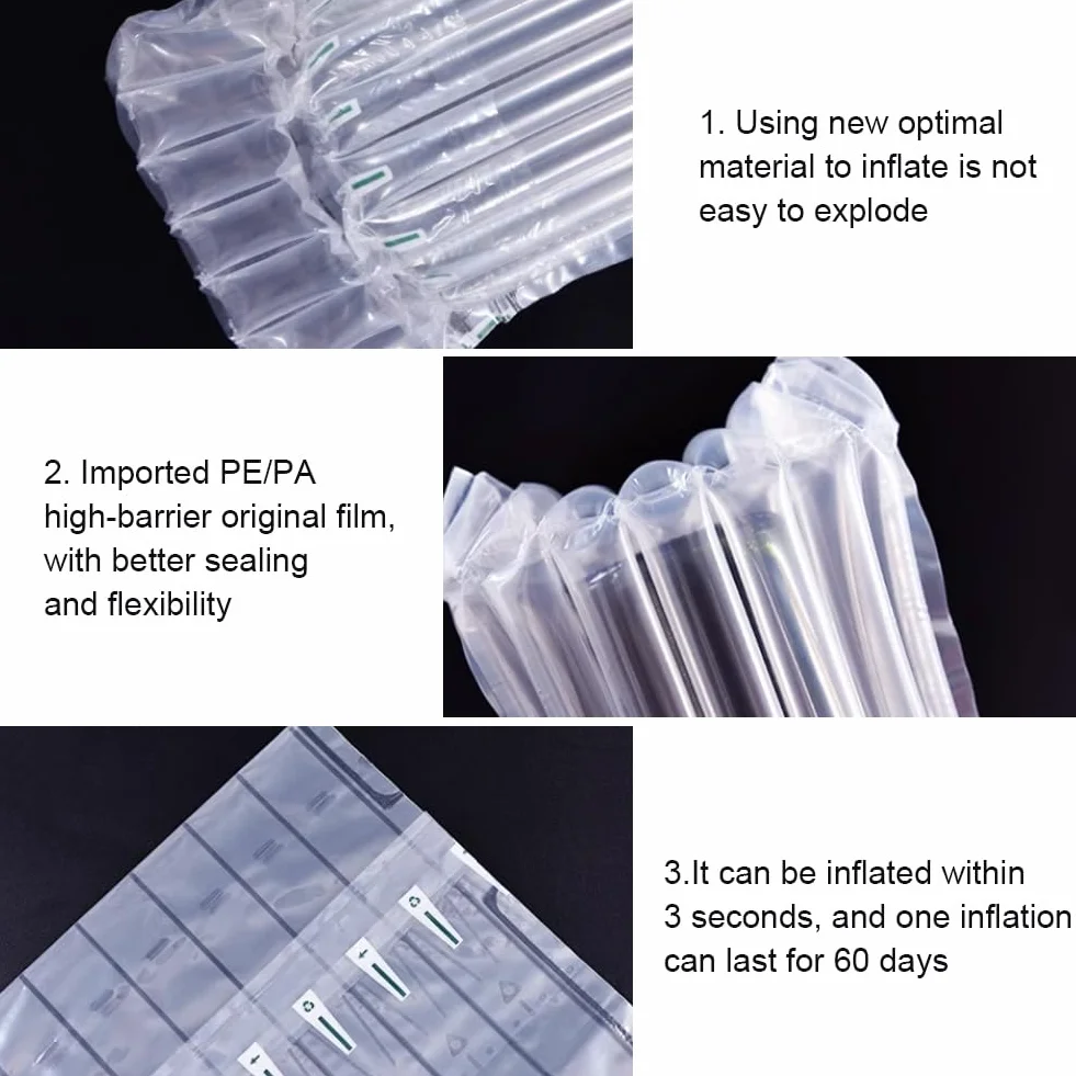 Bubble Wrap opakowanie na butelkę wina, poduszka powietrzna do transportu, 10 sztuk