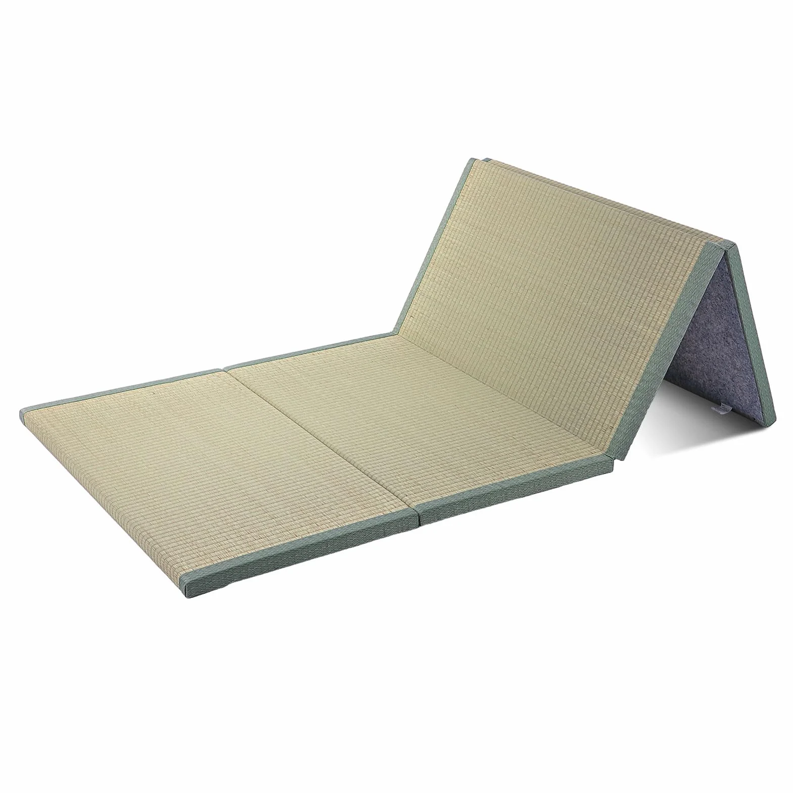 Japoński Materac Tatami, Składany Wygodny Materac Futon Ze 100% Naturalną Zieloną Trawą Rush, Idealny Do Medytacji Jogi Zen Room Tearoom(Size:200x90x3.5cm)