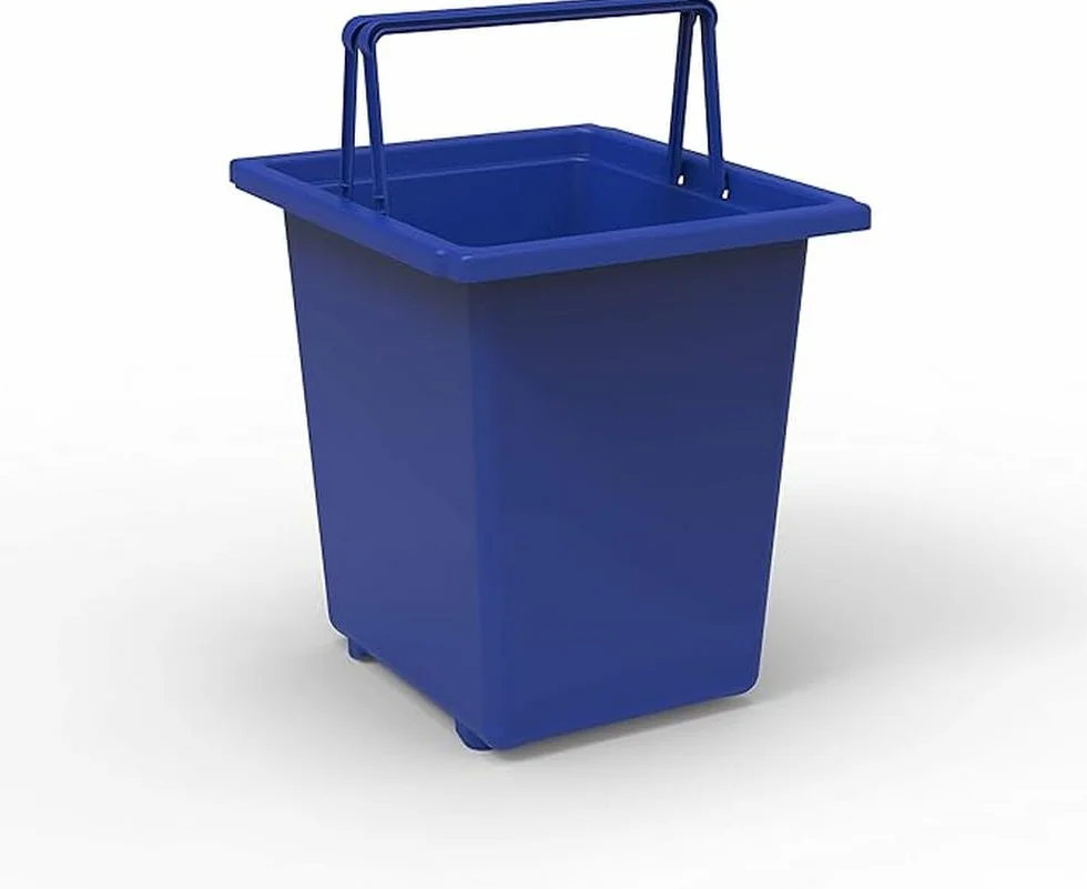 TERRY, Ecobin 25+30 zestaw 2 pojemników do segregacji odpadów. Kolor: żółty i niebieski, 25 l + 30 l