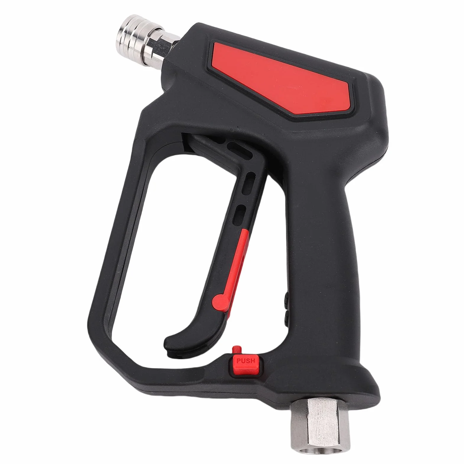Pistolet do Myjki Ciśnieniowej, Wysokociśnieniowy Pistolet Natryskowy 5000 PSI 10,5 GPM z Szybkozłączem 1/4 Cala, Szybkozłączem 3/8 Cala, Złączki M22 14 Mm 15 Mm, do Mycia