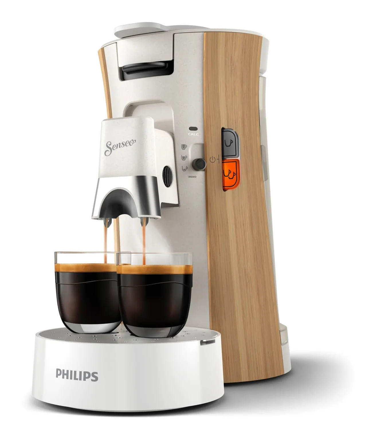 Philips Senseo Select ekspres do kawy na kapsułki Intensity Plus Crema Plus 3 intensywności jedwabna biel CSA240/06