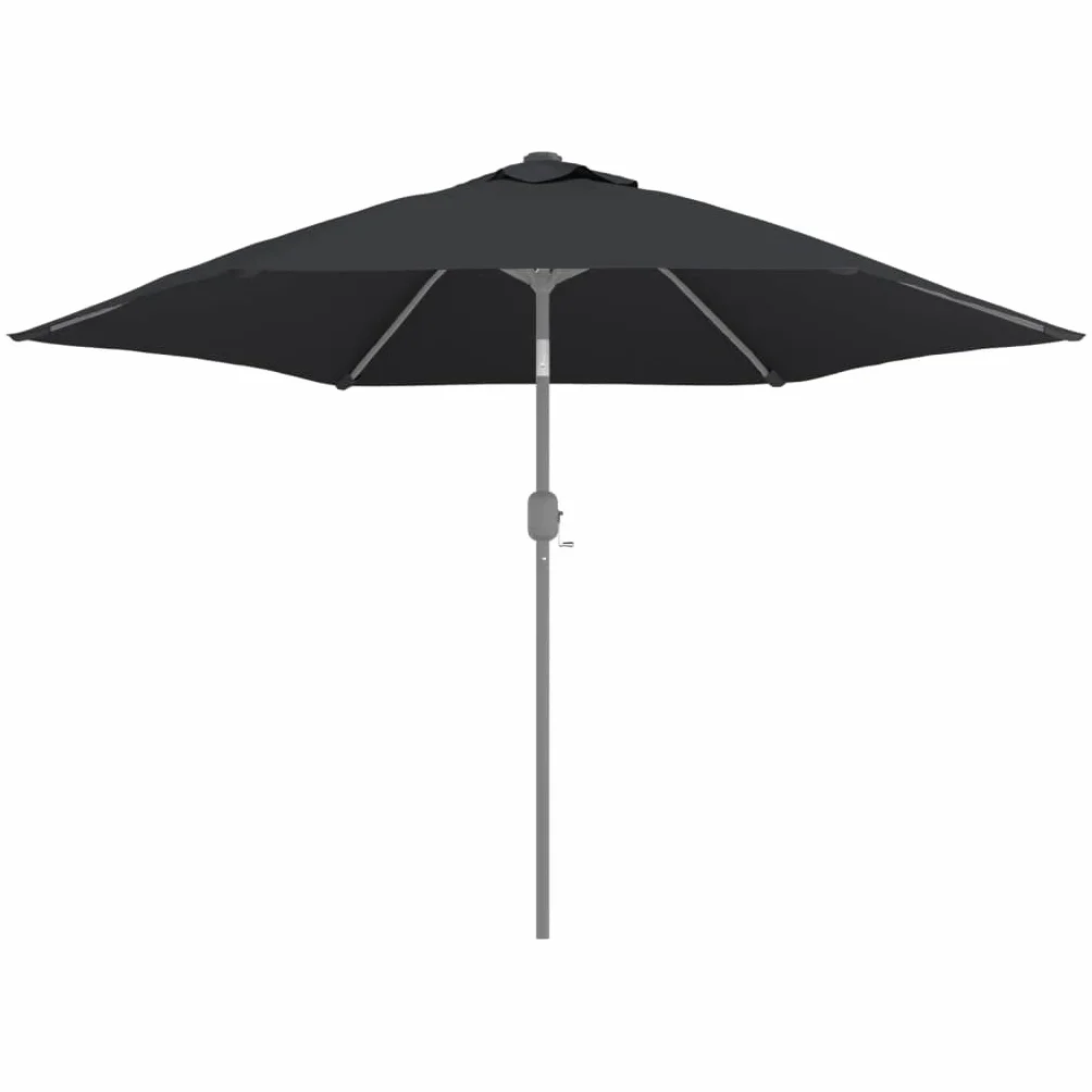 vidaXL Pokrycie do parasola ogrodowego, czarne, 300 cm