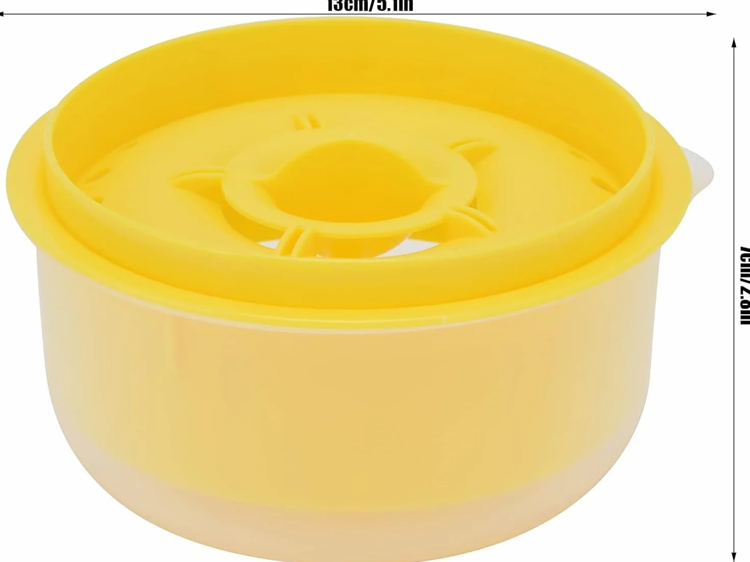 Separator do jajek mini, rozdzielacz białek i żółtek, narzędzie kuchenne żółty
