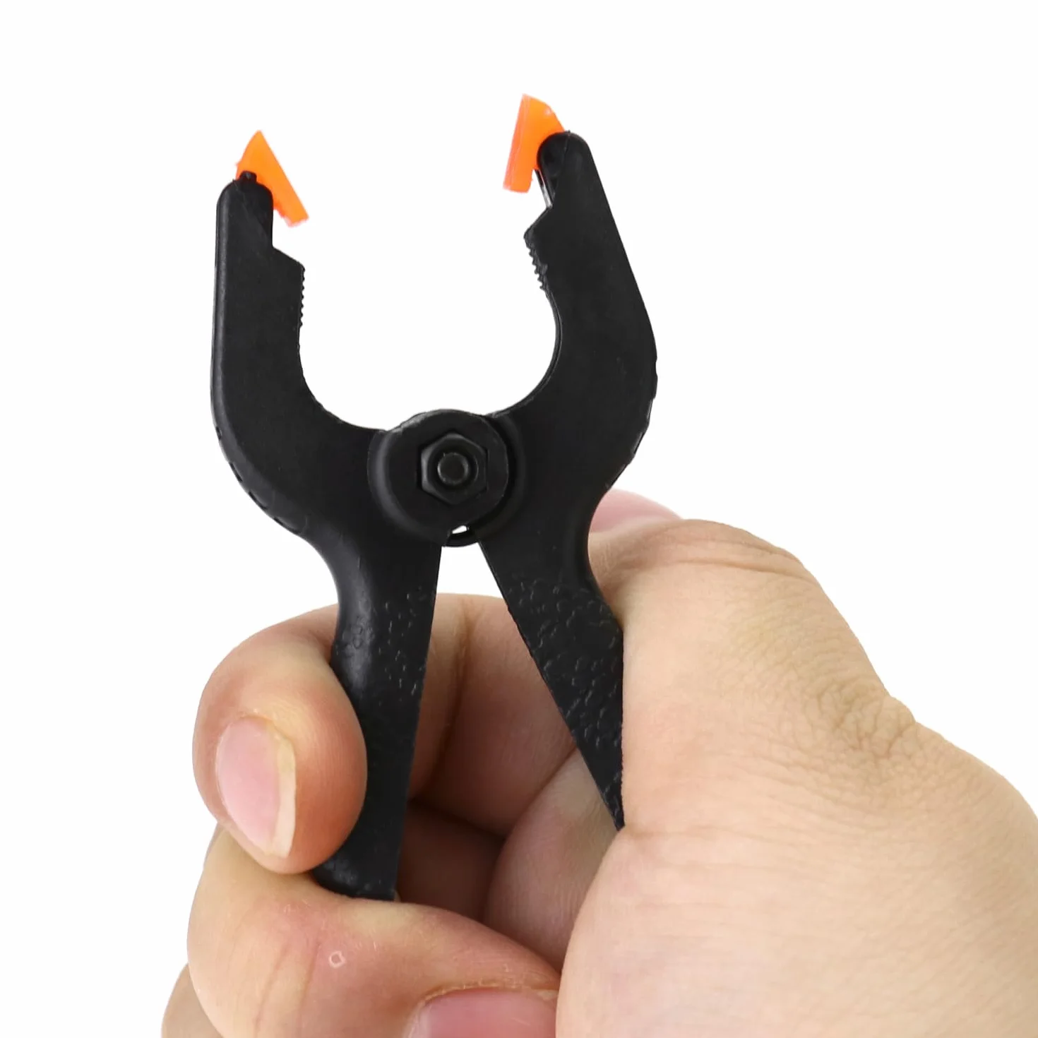 QWORK® 20 sztuk małych zacisków zaciskowych, 6,5 cm nylonowe zaciski sprężynowe do obróbki drewna, plandeki, studia fotograficznego