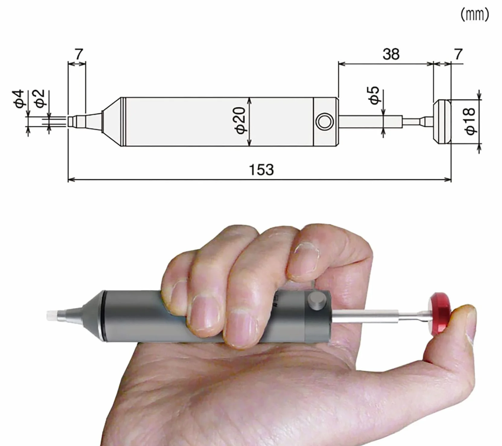 ENGINEER SS-03 Pompa do rozlutowywania z elastyczną silikonową dyszą