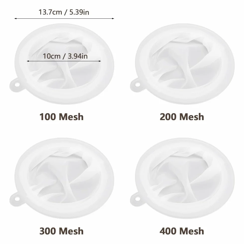 Sitko z filtrem siatkowym Nylon 100/200/300/400 do oleju, soku, wina, mleka