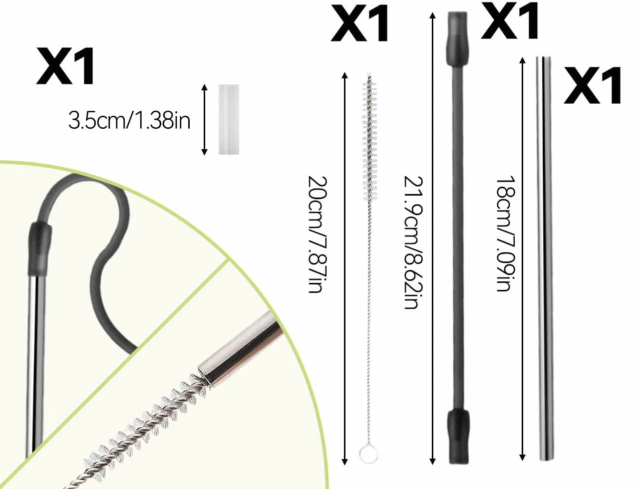 Zestaw 4 węży do mleka kompatybilny z Siemens EQ6 Bosch Veroaroma