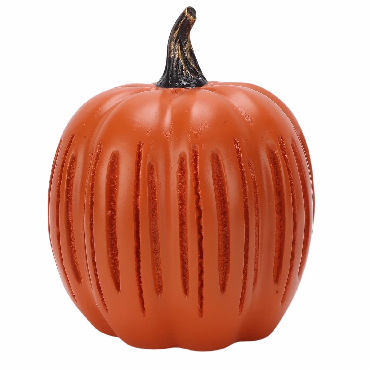 Luqeeg świecąca Dynia Zasilana Bateriami Wodoodporna Lśniąca Ozdoba w Kształcie Dyni Lampki Na Halloween Dekoracja do Domu do Wnętrz do Użytku na Zewnątrz Jesień Dekoracja (S)