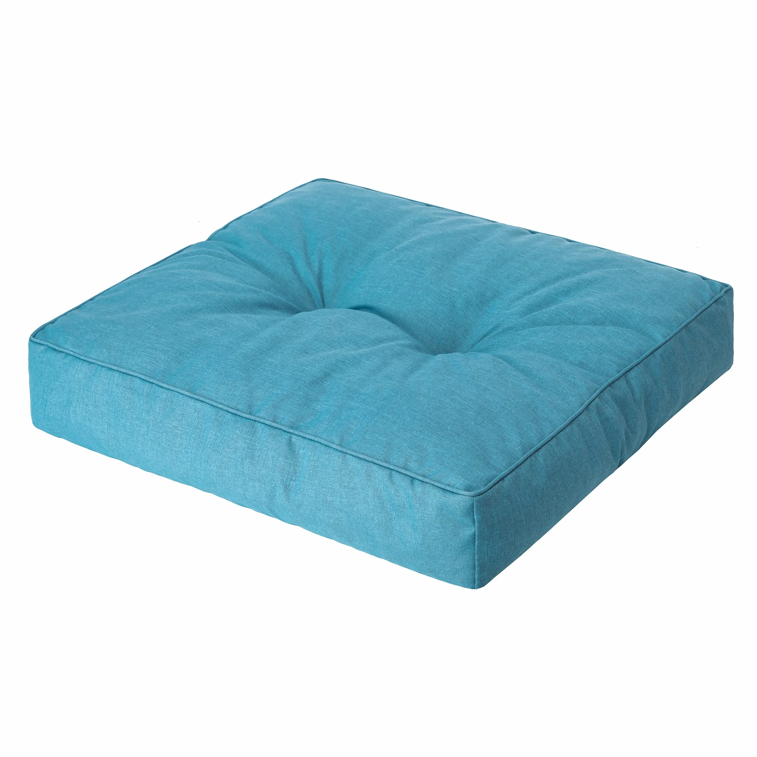 PillowPrim PillowPrim, Poduszki na palety, poduszka na krzesło, fotel rattanowy, do użytku na zewnątrz, poduszka do siedzenia, poduszka na krzesło, meble rattanowe, niebieska, 50 x 50 cm
