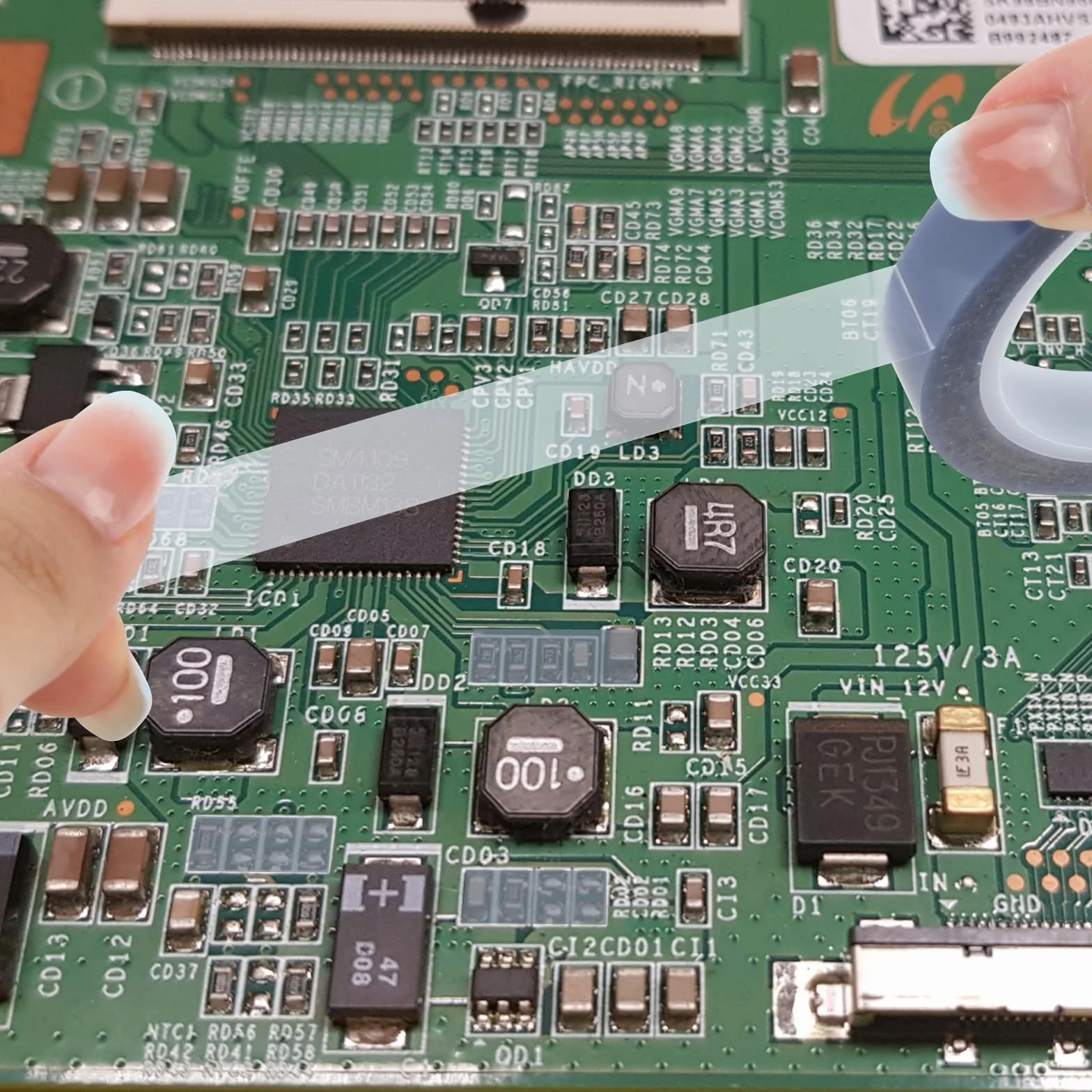 4 rolki termosublimacji, termotransferowa taśma termotransferowa, niebieska, bez pozostałości, do druku elektronicznego, płytek drukowanych "zrób to sam" (10 mm/20 mm x 33