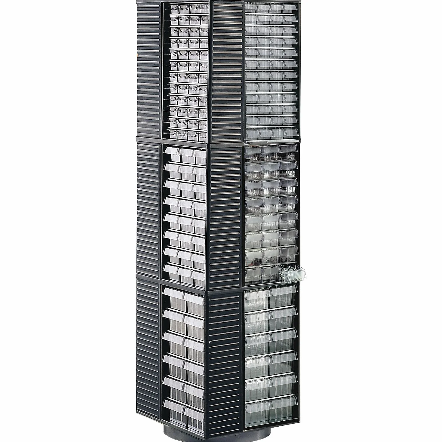 Treston Magazyn na małe części 551-3, szer. x gł. x wys. 310 x 180 x 550 mm, 48 szuflad, szary