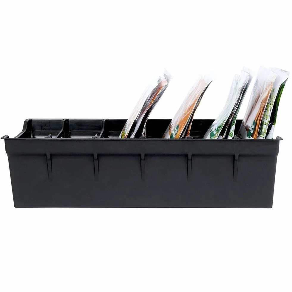 Organizer kuchenny na przyprawy czarny 30x13x8 cm