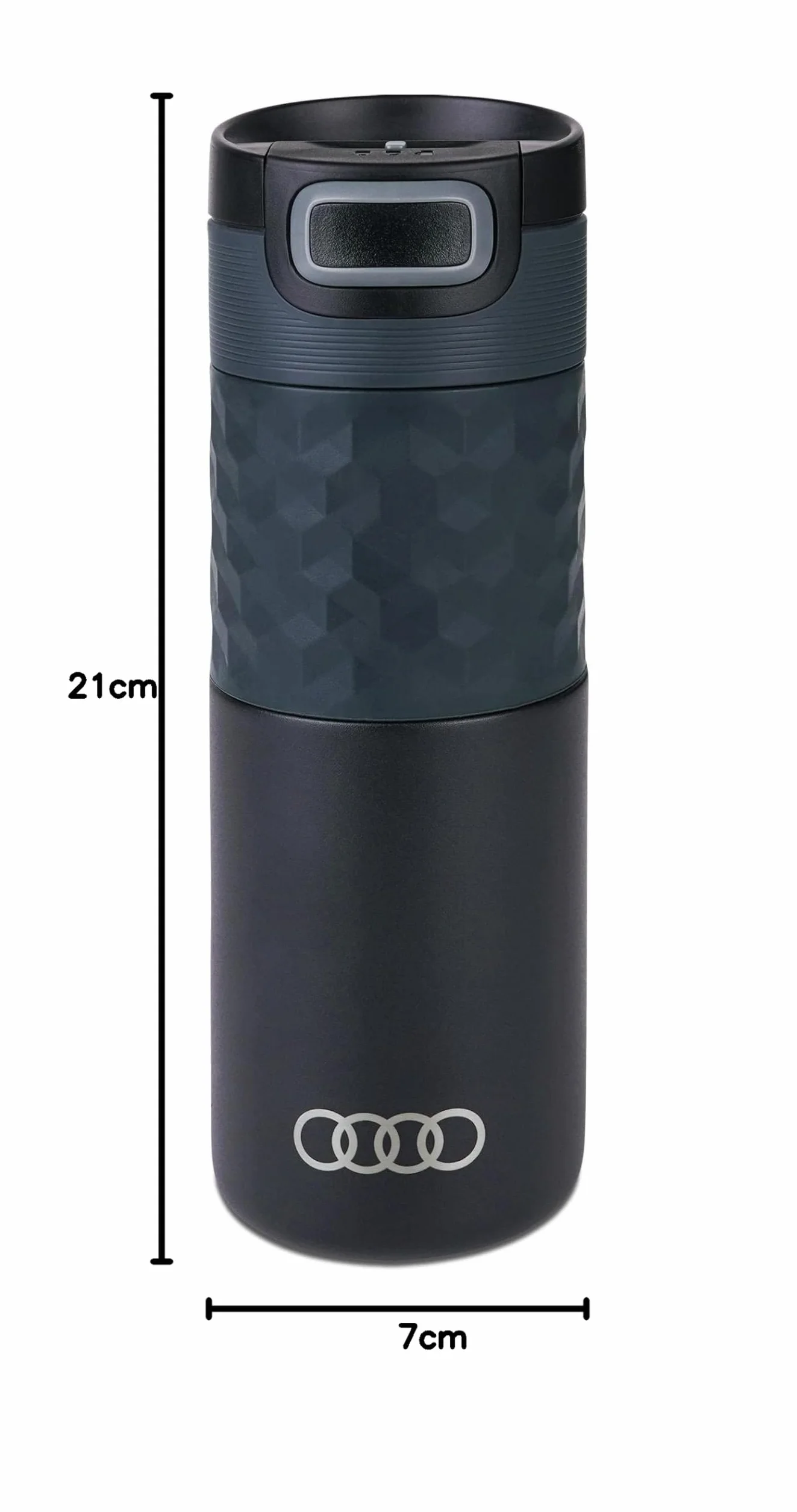 Audi butelka do picia termos 500 ml czarna
