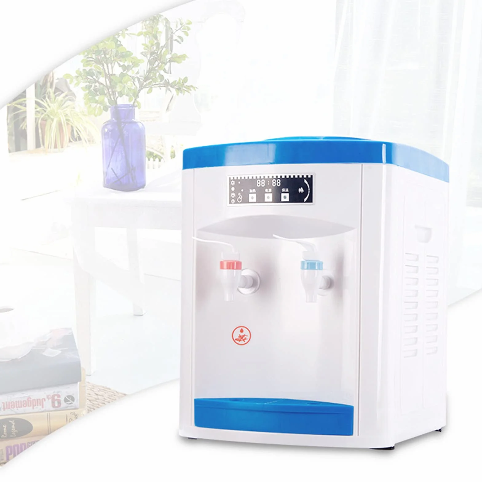 550 W dystrybutor ciepłej i zimnej wody, natychmiastowy dozownik wody do ciepłej i schłodzonej wody, 4,5-18,9 l, szybkie nagrzewanie, łatwy do czyszczenia, nadaje się do użytku w biurze domu