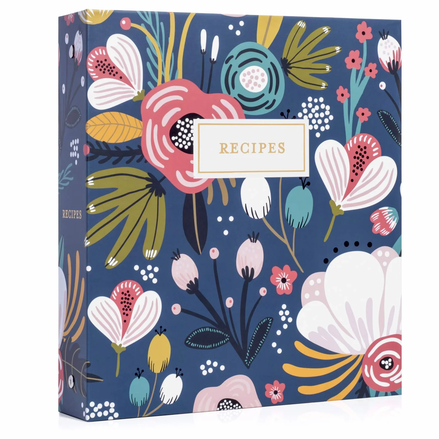 Jot & Mark Organizer na przepisy, zestaw 3-pierścieniowych segregatorów, 50 kart, 10 x 15 cm
