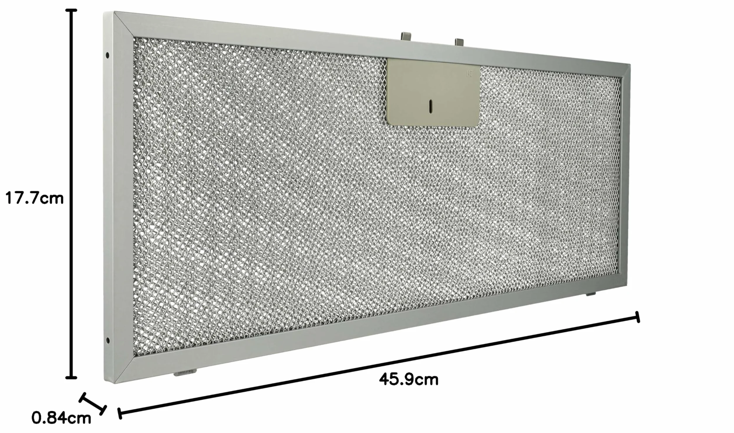 vhbw Metalowy Filtr Tłuszczu Kompatybilny z Elica ELIB 92 K28 SL 3V2L 45,9x17,7x0,85 cm