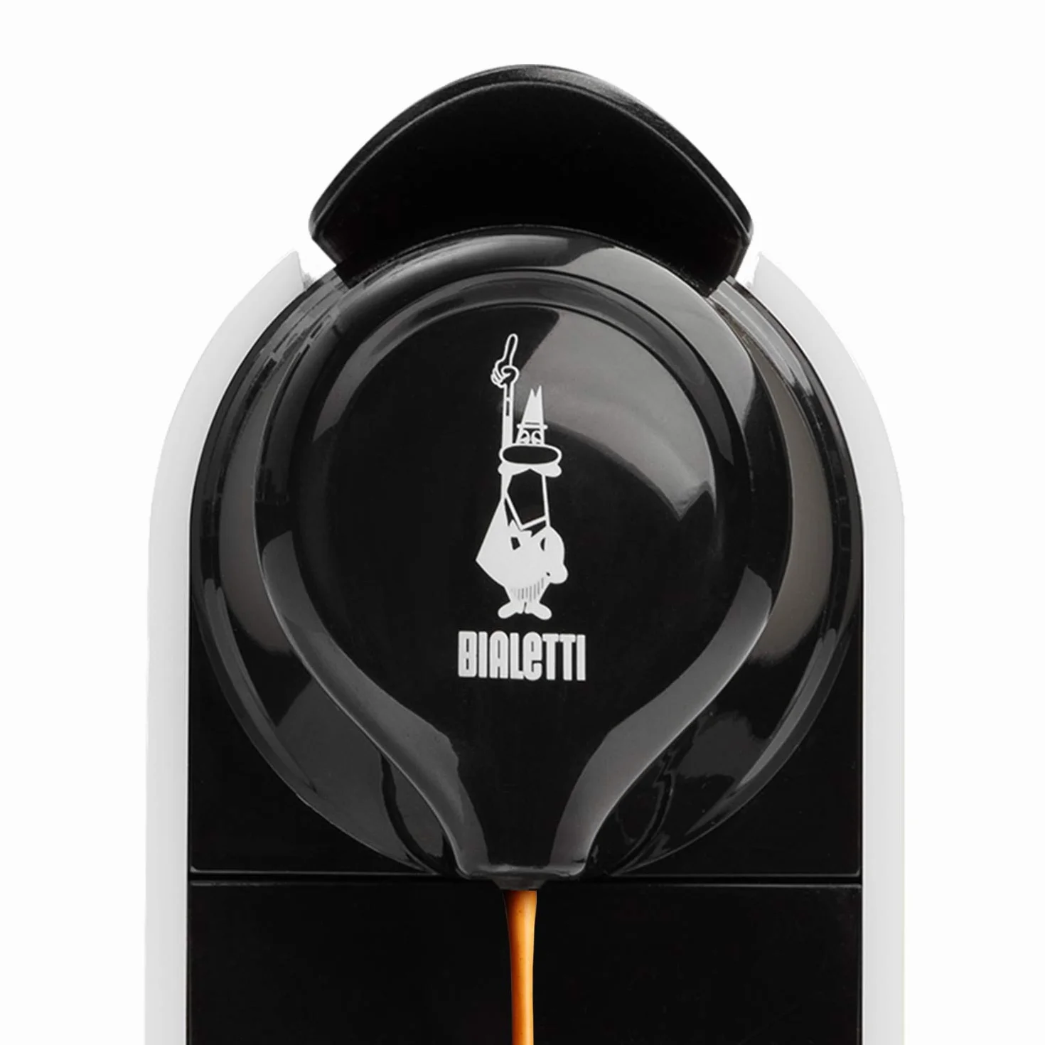 Bialetti Gioia, ekspres do kawy z 32 kapsułkami, działa wyłącznie z kapsułkami, biały