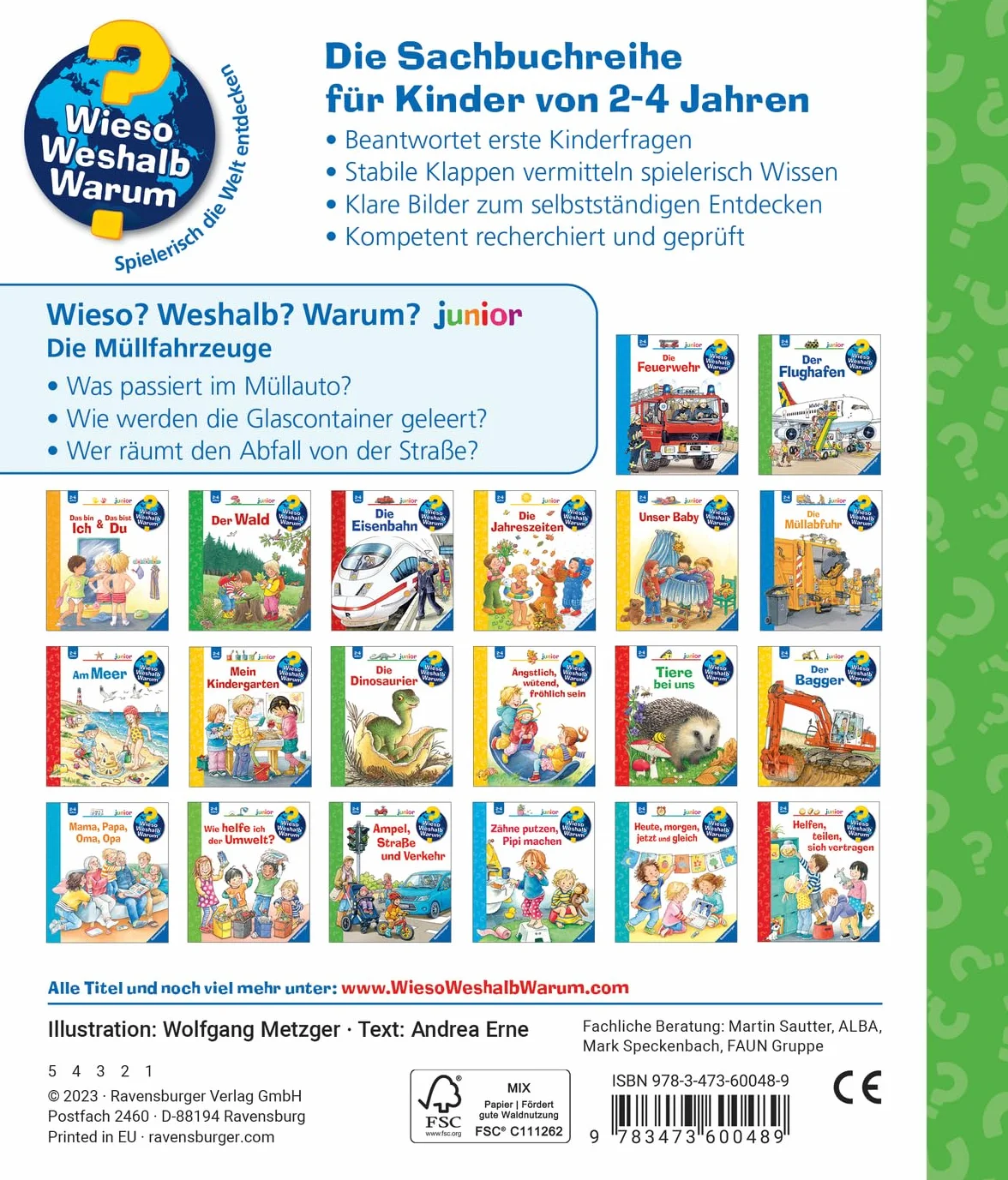 Wieso? Weshalb? Warum? junior, Band 74 - Die Müllfahrzeuge