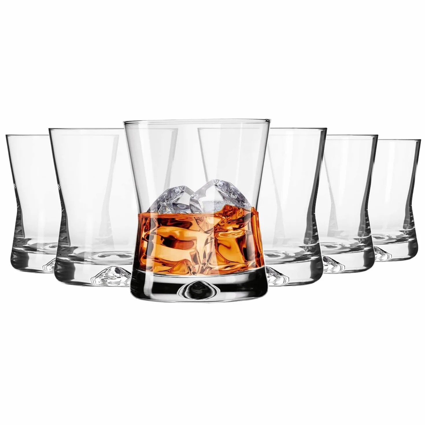 KROSNO Szklanki do Whisky 290 ml Zestaw 6 szt. X-Line