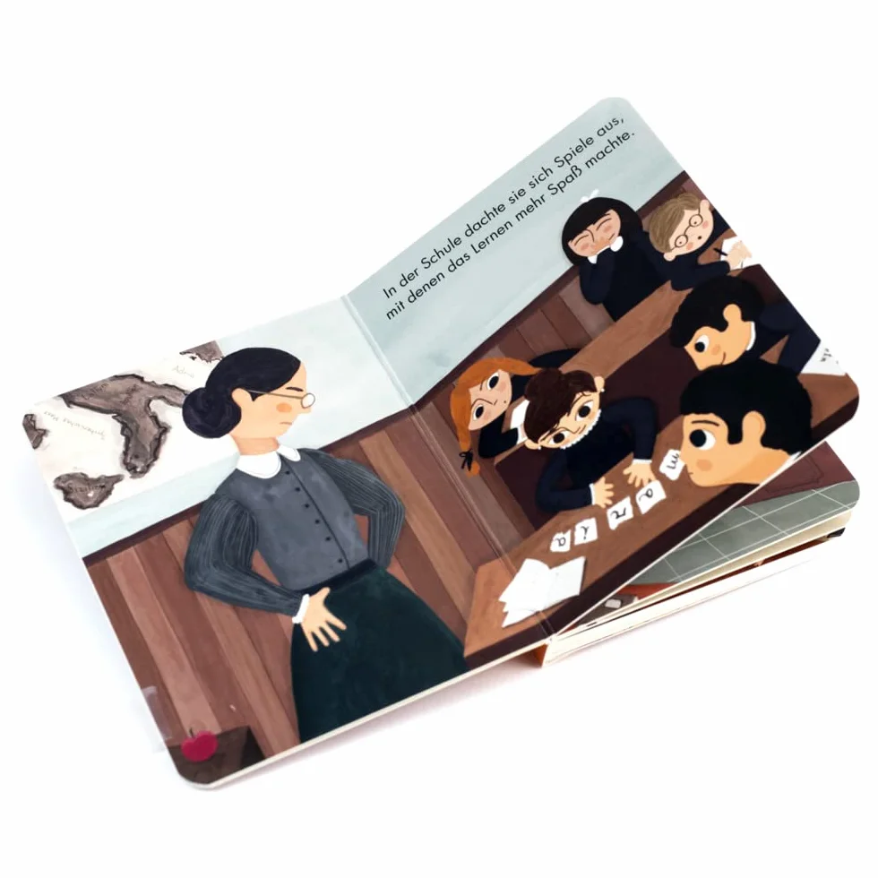 Maria Montessori - Little People, BIG DREAMS. Mini (Deutsche Ausgabe): Pappbilderbuch mit abgerundeten Ecken für Kinder von 1 bis 3 Jahren