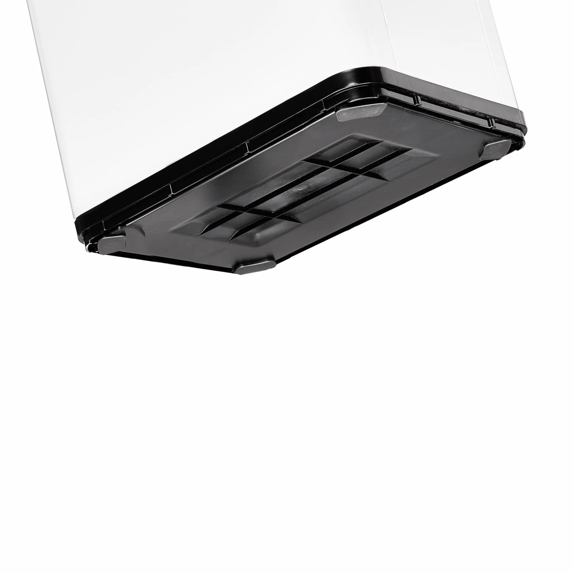 WELL HOME inteligentny kosz na śmieci bez nóżek z automatycznym otwieraniem lub kontaktem ręcznym, 60 l, wysokość: 79,5 (x 35,5 x 26), biały