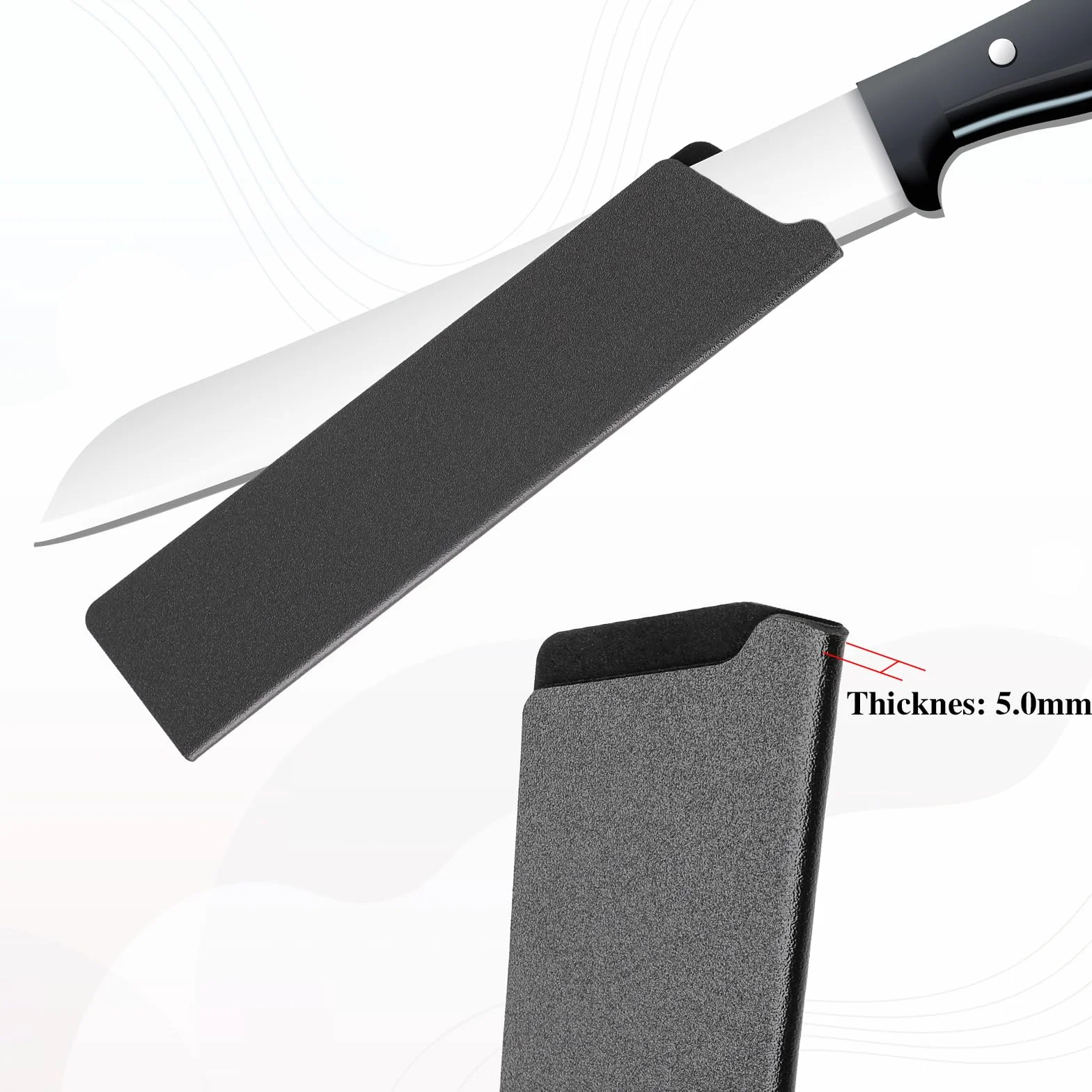 KALIONE Knives osłona na noże 3 sztuki 22 x 5 x 0,5 cm ochrona krawędzi noża