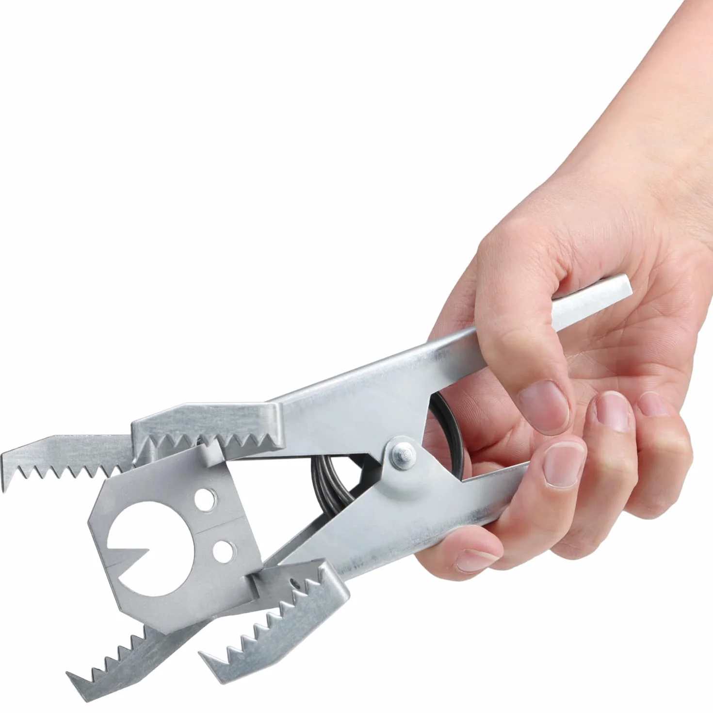 COM-FOUR® 3x pulapka na nornice z plyta ustalajaca, pulapka na szczypce z ocynkowanej blachy, ok. 18,5 cm (03 sztuki - szczypce + tacka na przynety)