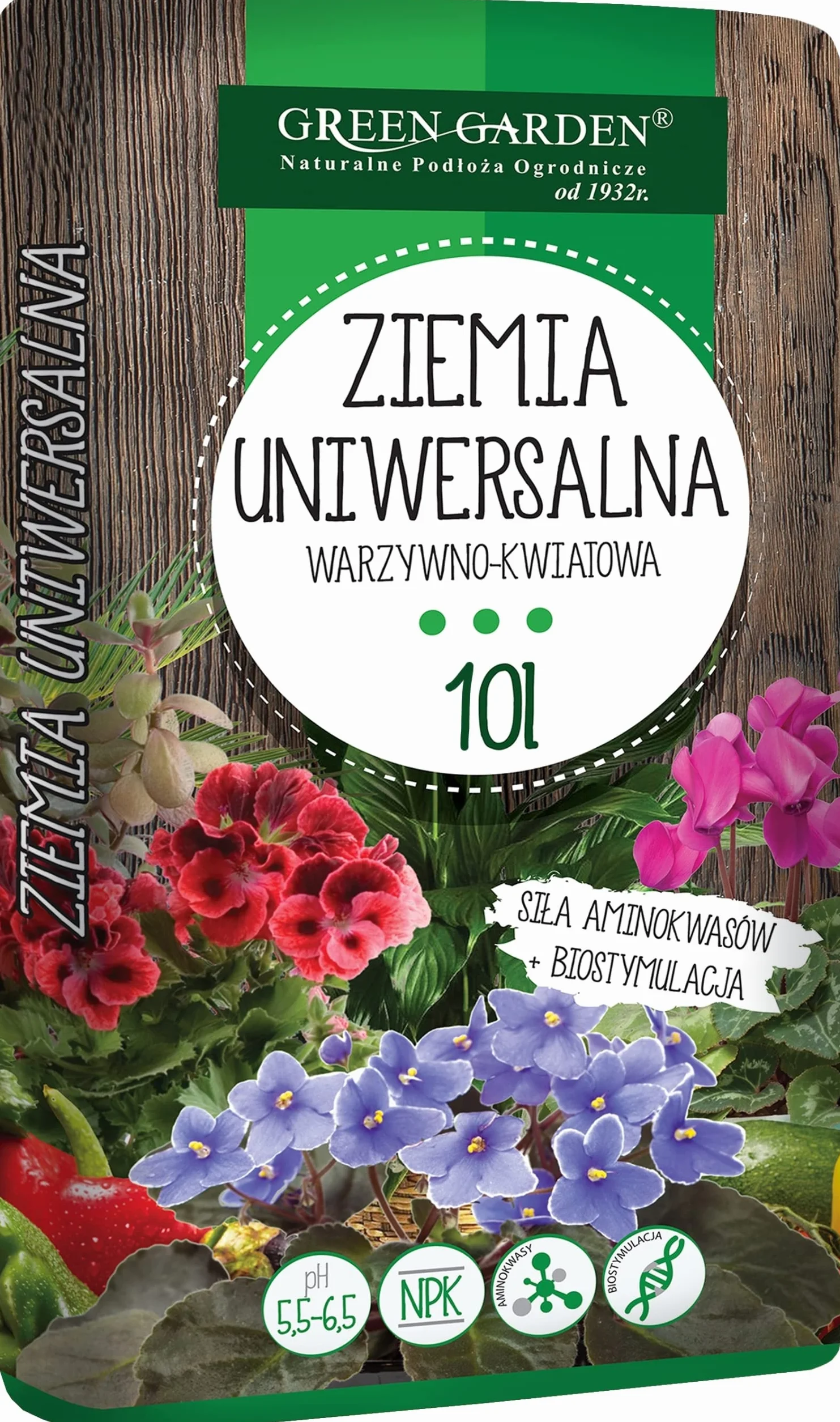 Podłoże warzywno kwiatowe z Biostymulacją | 10l