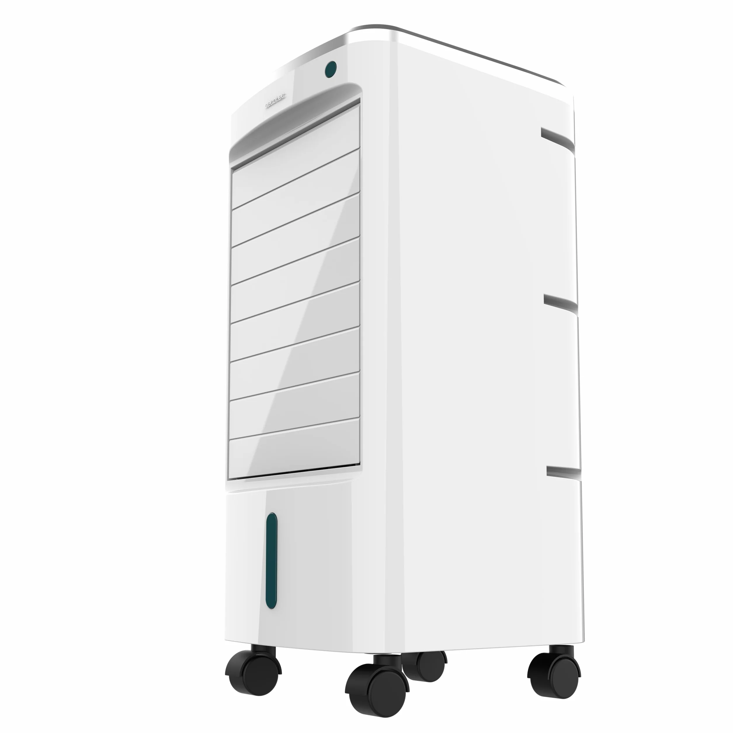 Cecotec Klimatyzator Ewaporacyjny EnergySilence 3500 Cool Compact. 65 W, zbiornik 3,5 l, 3 prędkości, oscylacja 70º, wielokierunkowe kółka, zawiera 2 chłodnice