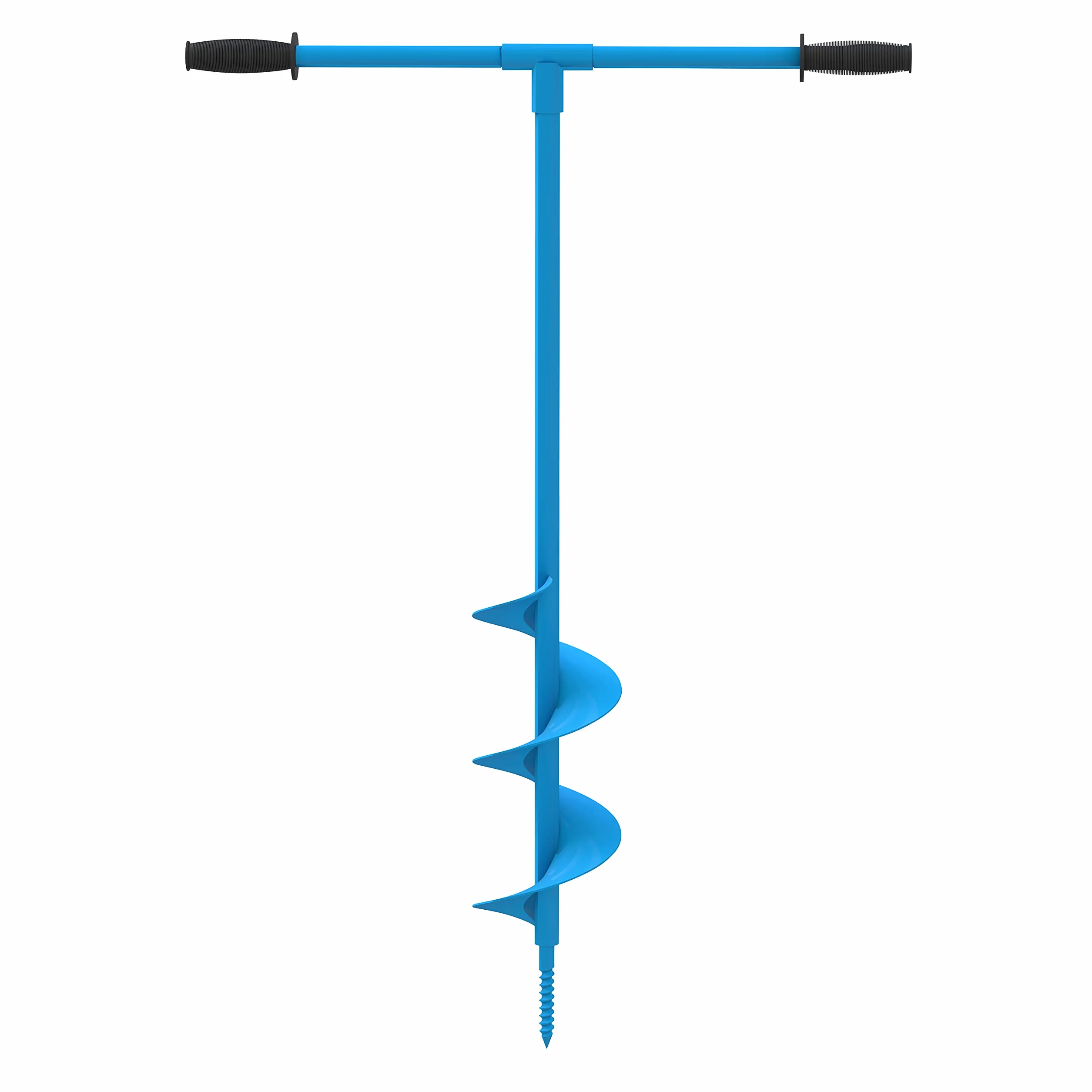 Güde Ręczne wiertło do ziemi GH 150 (długość całkowita 104 cm, Ø 15 cm, do ustawiania słupków ogrodzeniowych, nasadzeń itp., antypoślizgowe uchwyty, duży uchwyt poprzeczny z metalu zapewnia optymalne