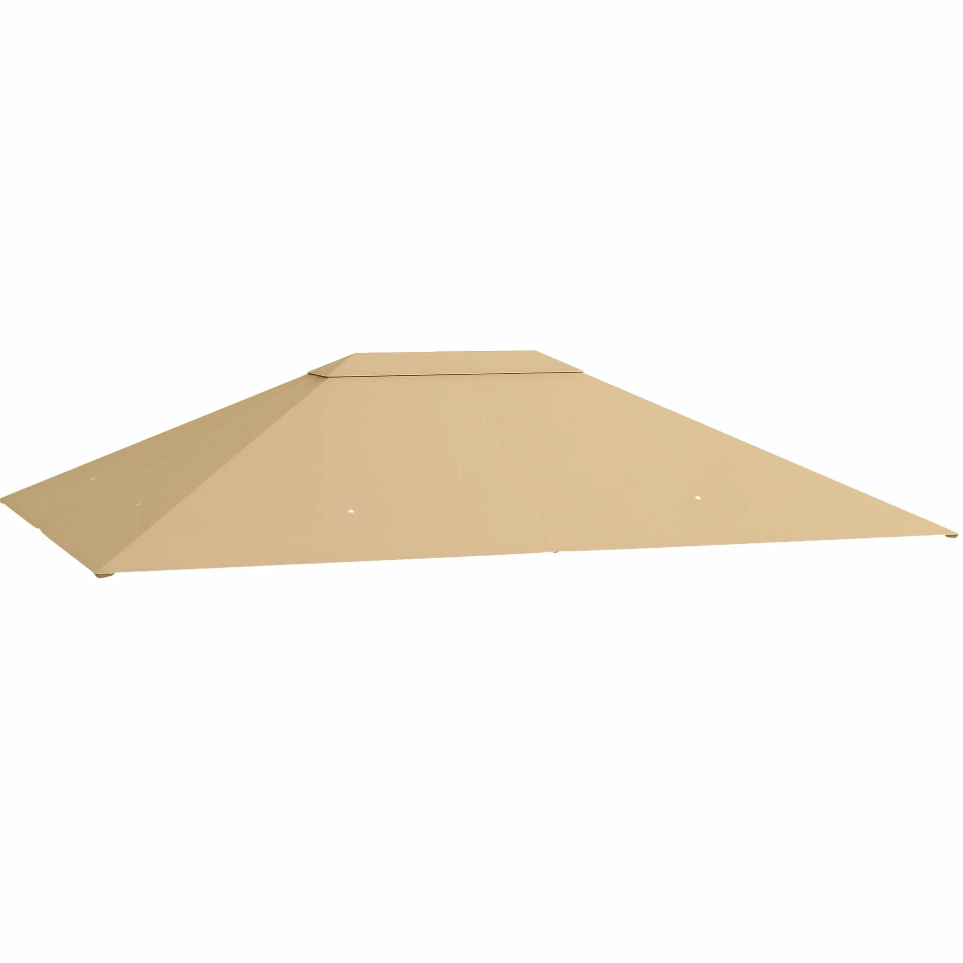 Outsunny Płótno zastępcze do altanki namiot dachowy altanka ogrodowa tkanina poliestrowa o wysokiej gęstości 180 g/m² anty-UV 3 x 4 m
