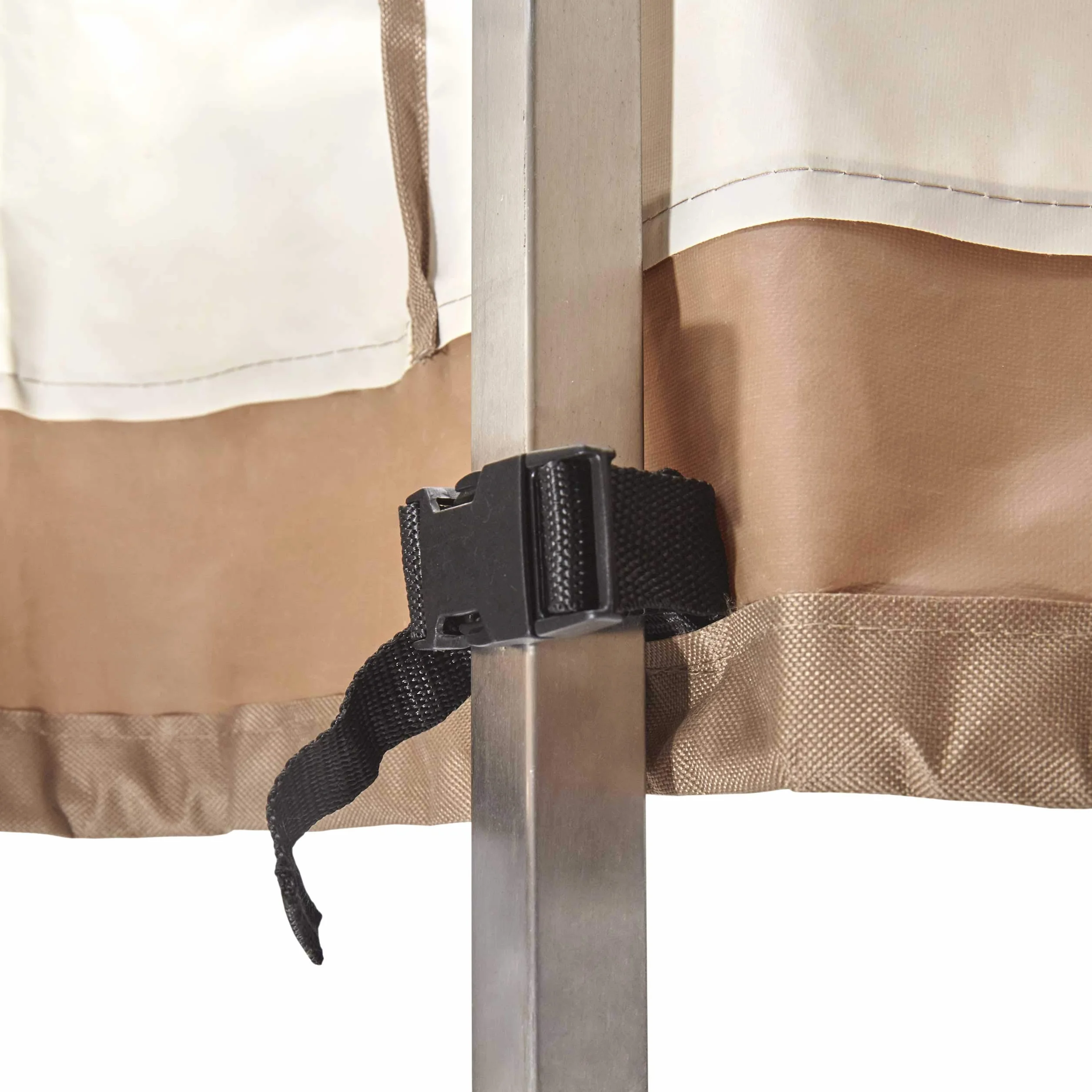 Lumaland Pokrowiec na grilla 183 x 68 x 133 cm – wodoszczelny – odporna na rozerwanie tkanina Oxford 600D – 280 g/m² – pokrowiec ochronny na grill gazowy – odporny na działanie promieni UV – lato