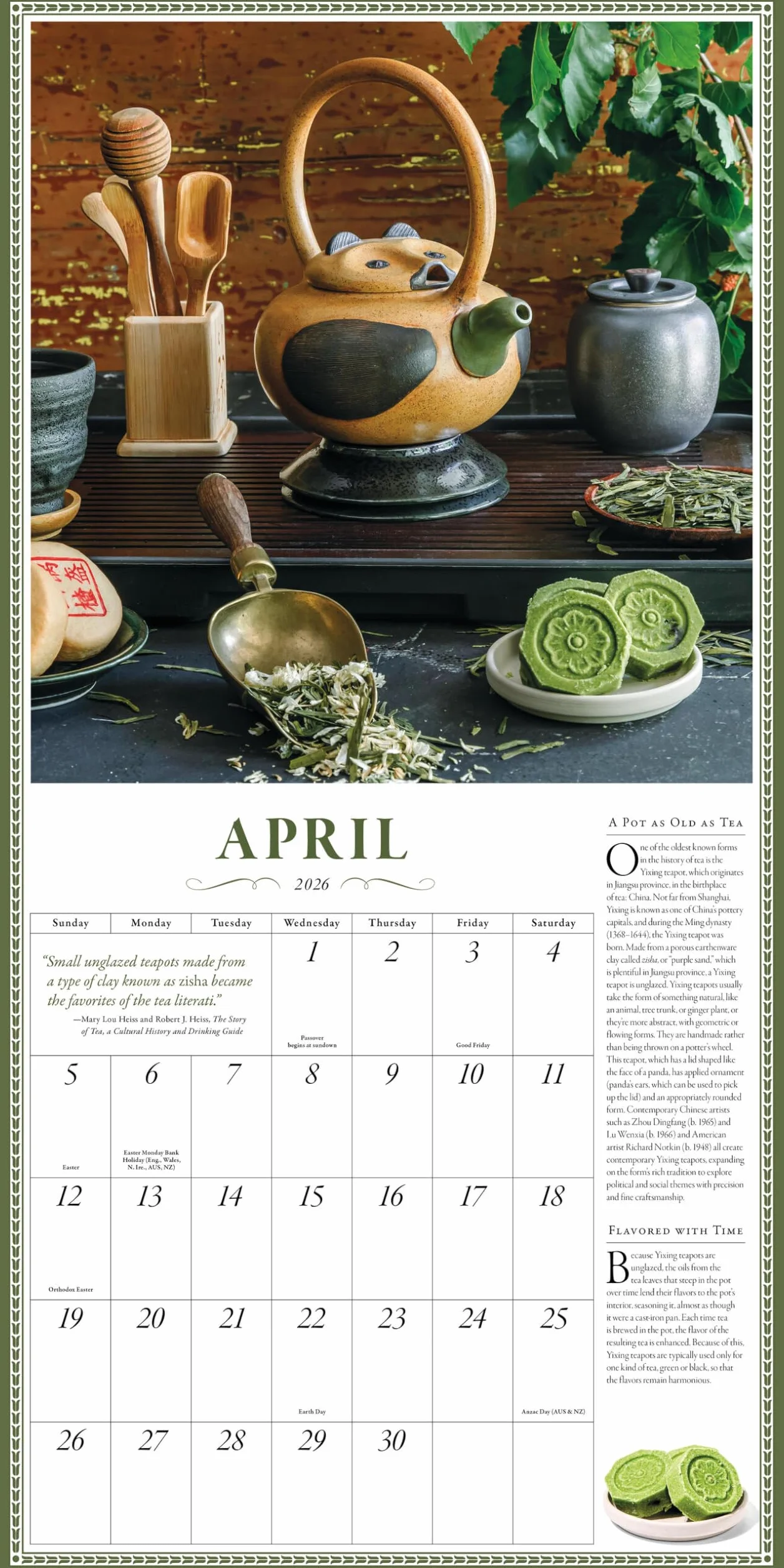 The Collectible Teapot Wall Calendar 2026: A Tea Obsessive's Dream Come True