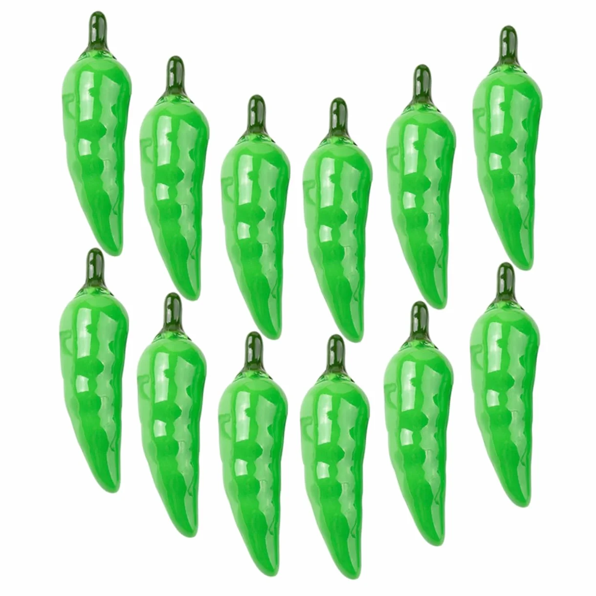 Toyvian 32 sztuki symulowanych warzyw, banana, papryka, sztuczne warzywa, realistyczna papryka, rekwizyty do zdjęć, mini chili, stół do jadalni, ornamenty, pianka