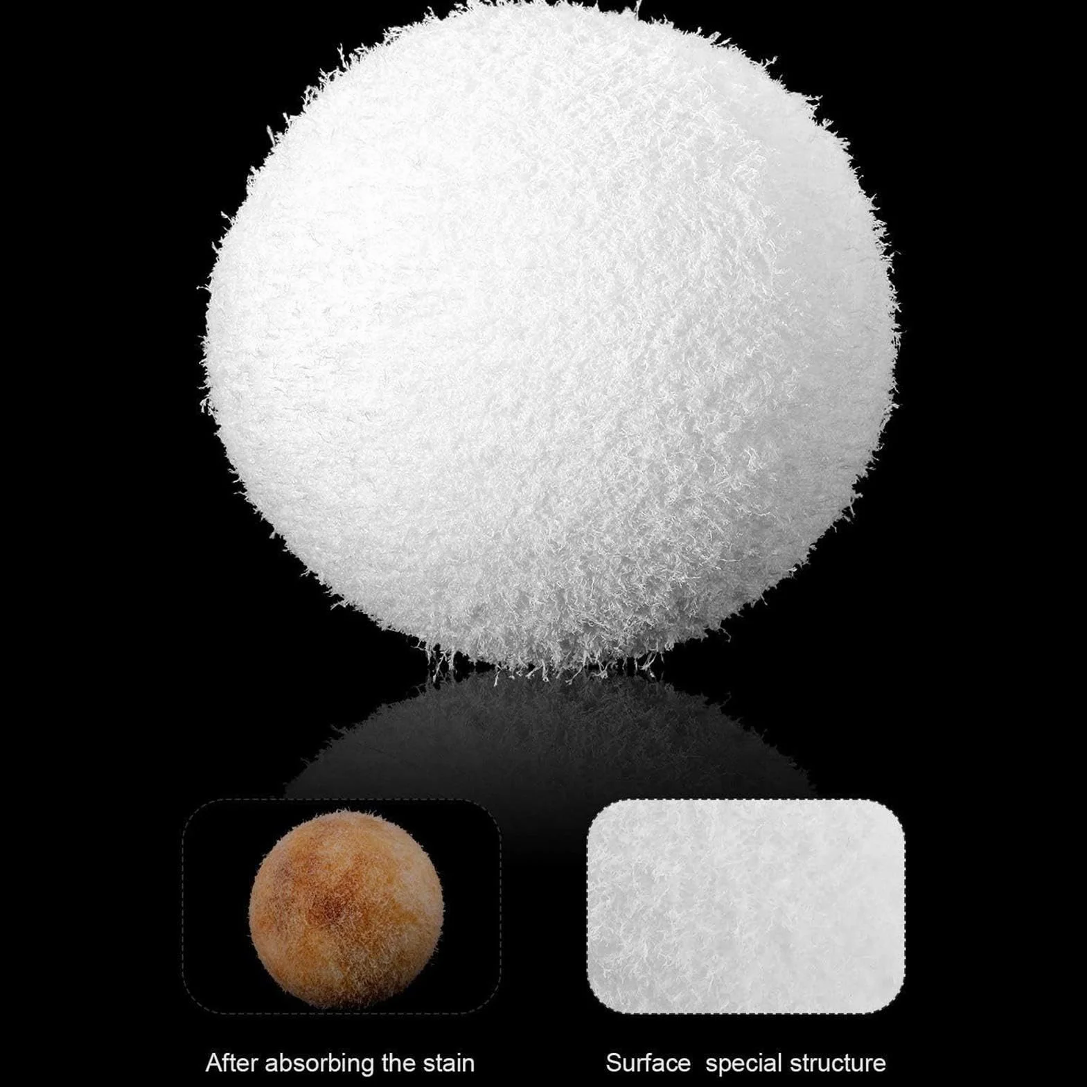 Hot Tub Sponge Scum Absorber - Cold Plunge Filter Balls - Wielokrotnego użytku do kąpieli do lodów Filter Oil Scum Balls, 2 x akcesoria do kąpieli lodowej i zimnych