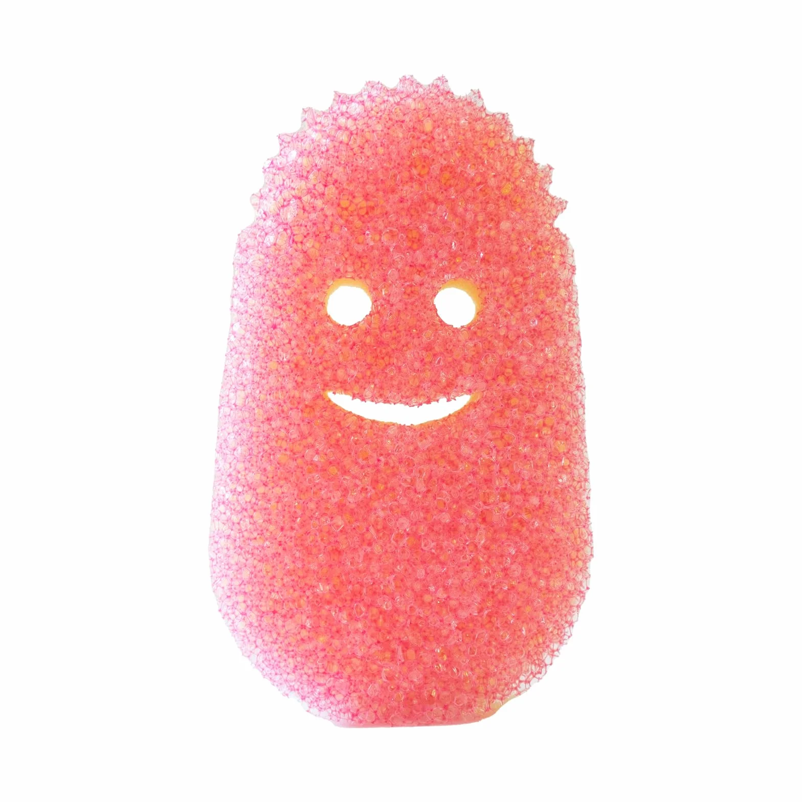 Scrub Daddy Wymienne głowice szczotki do szorowania do naczyń, szczotki do dozowania mydła, zmieniające teksturę gąbki do mycia, zdejmowane wkłady do gąbki do główki tatusia, różowe, 2 szt